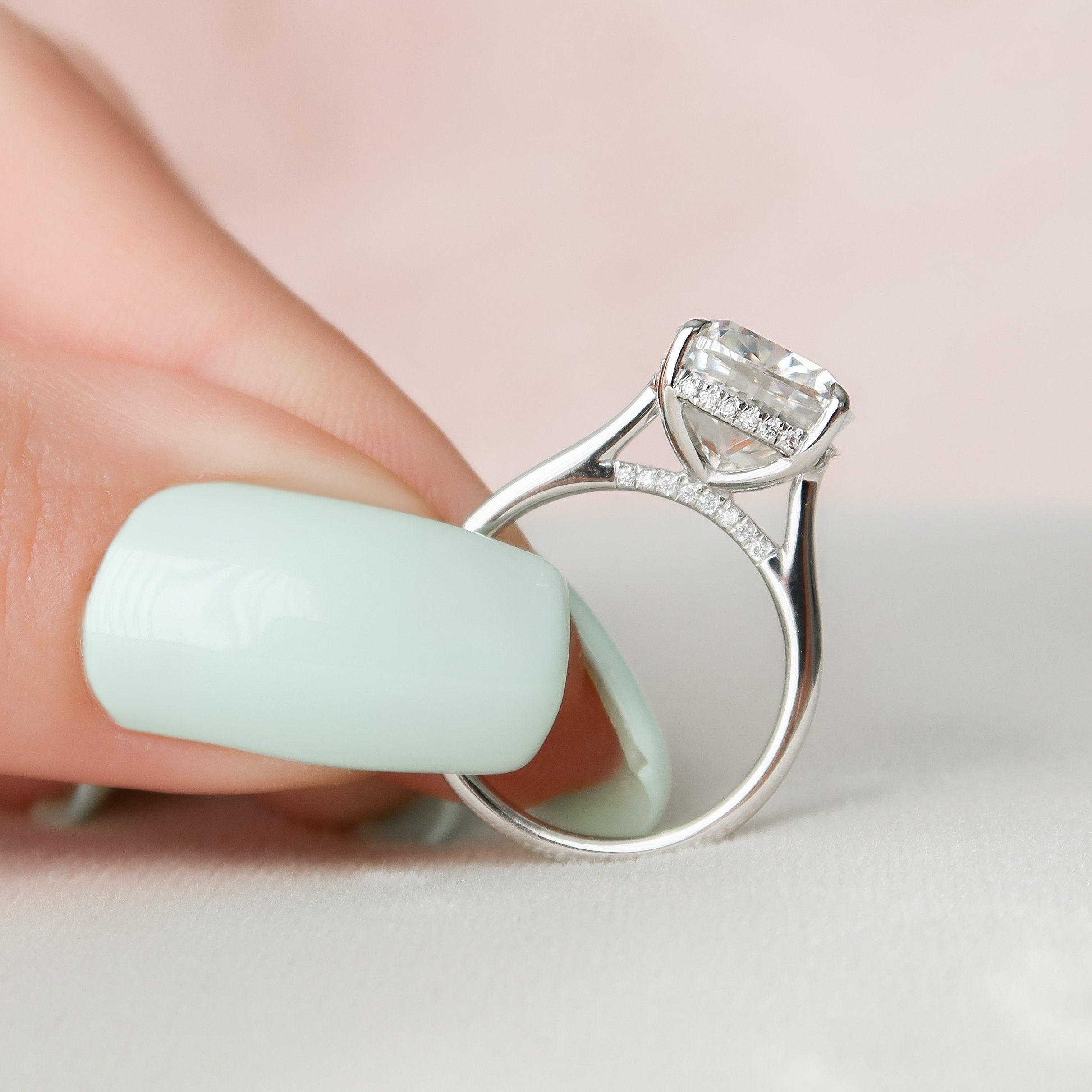 Moissanite Ring for Women