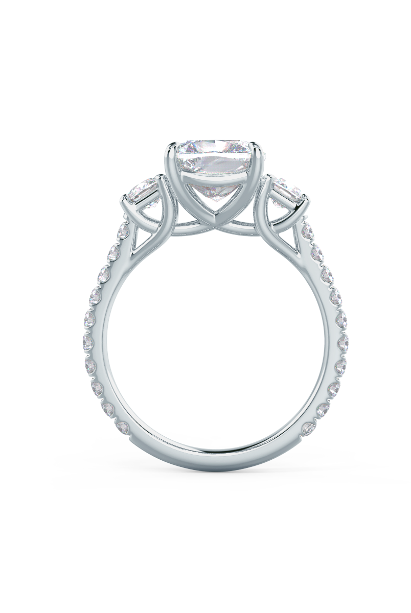 Cushion Moissanite Engagement Ring