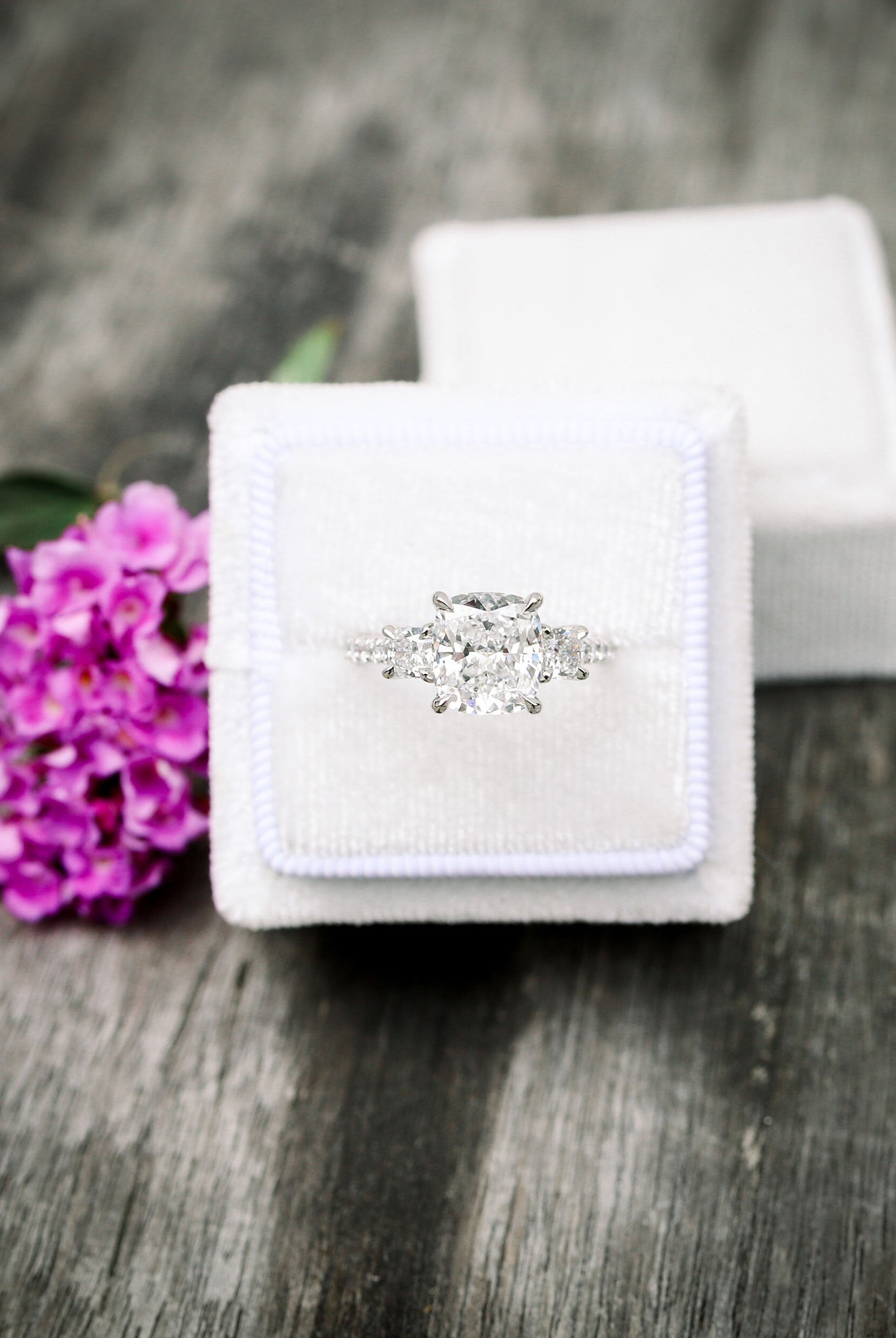 Three Stone Engagement Ring