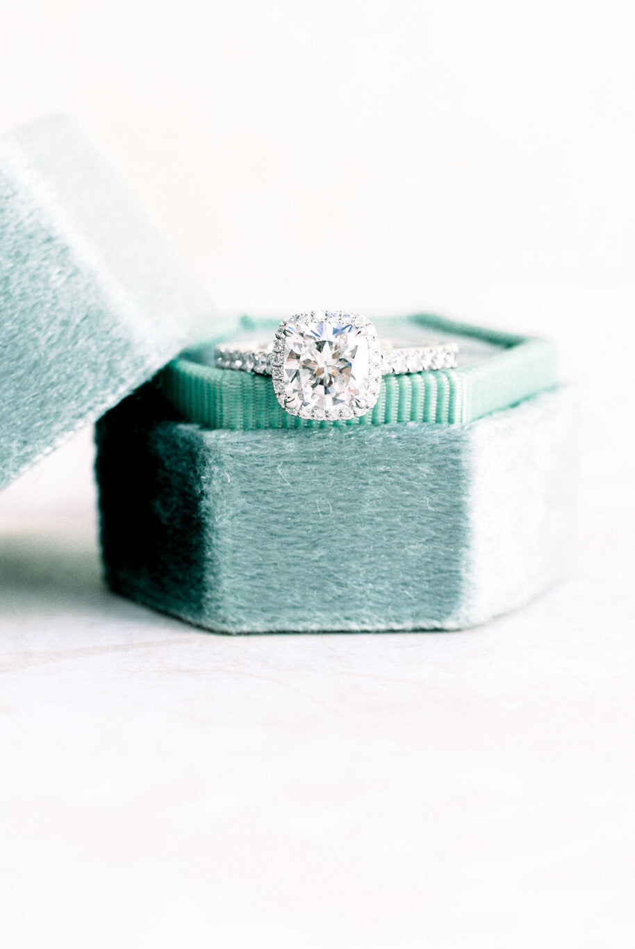 Moissanite Diamond Ring