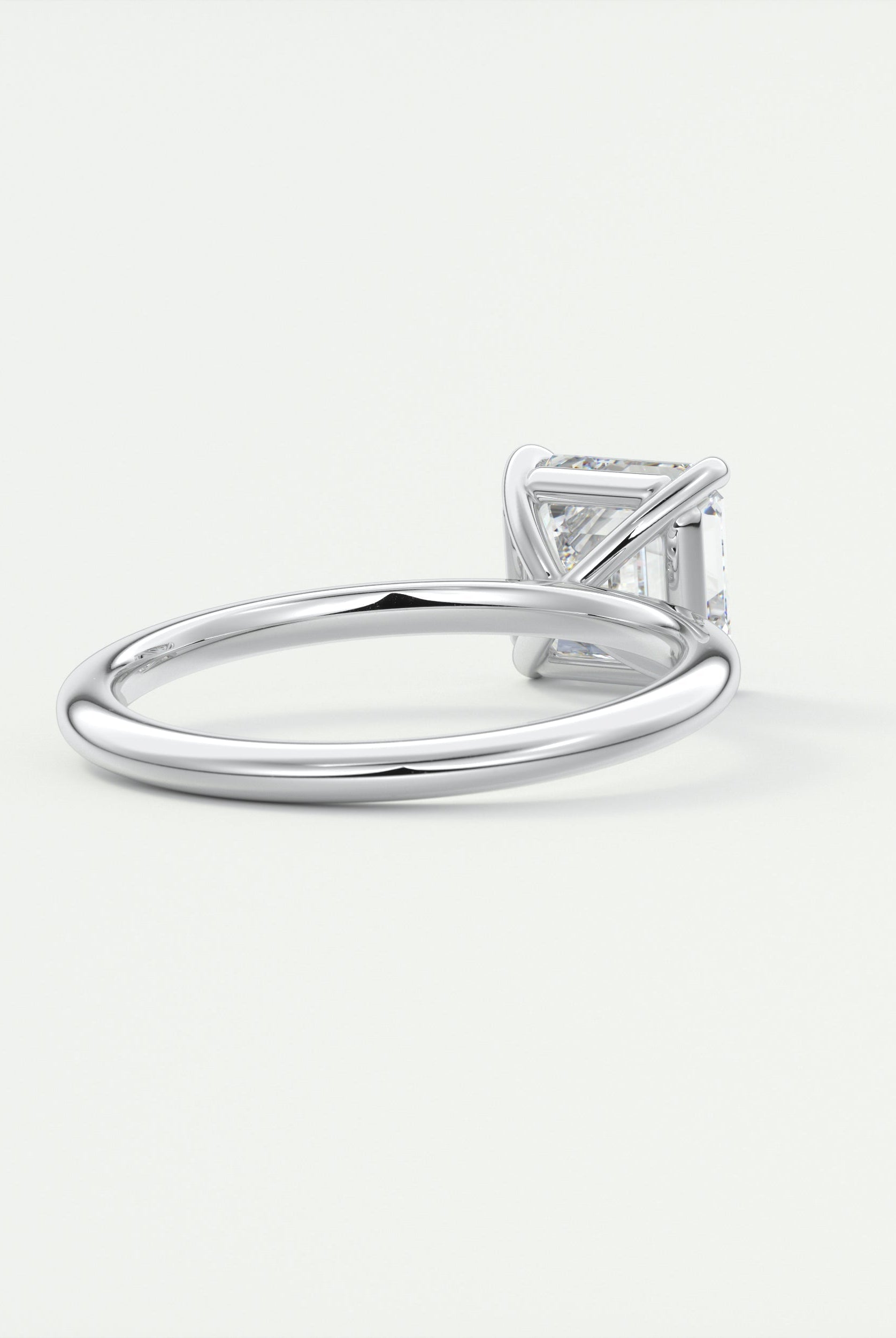 Vintage Inspired Asscher Ring