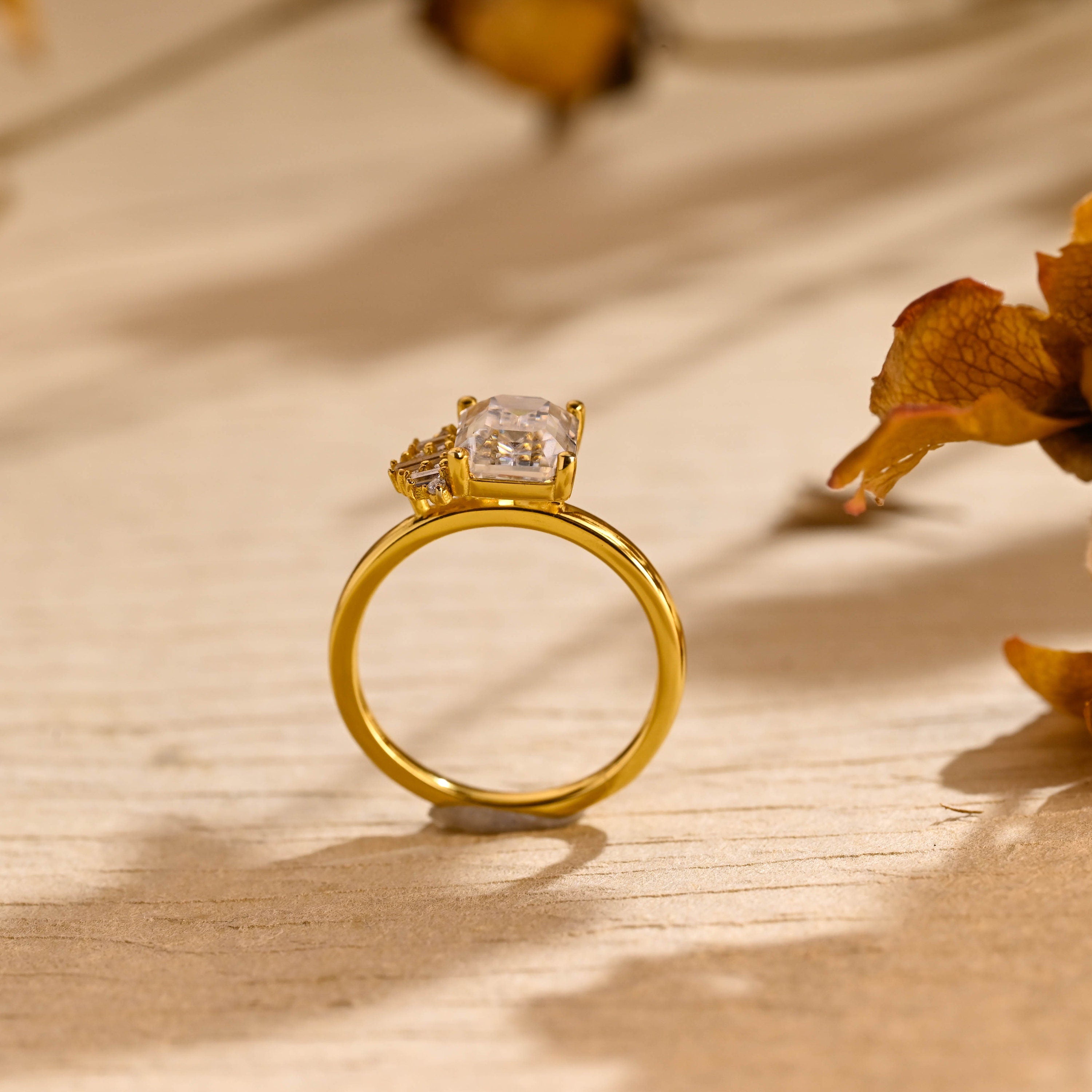 Luxury Moissanite Engagement Ring