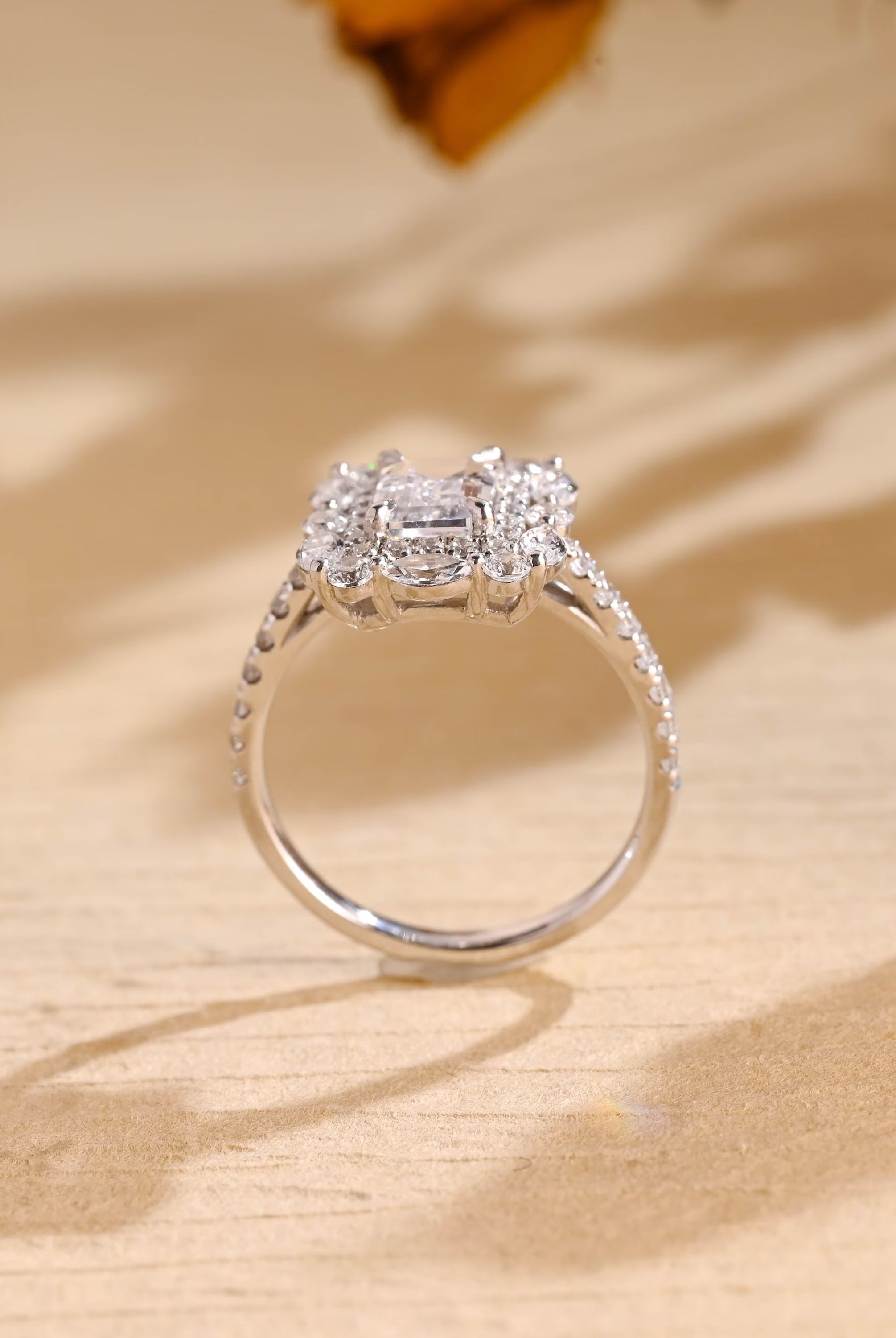 Vintage Style Moissanite Ring