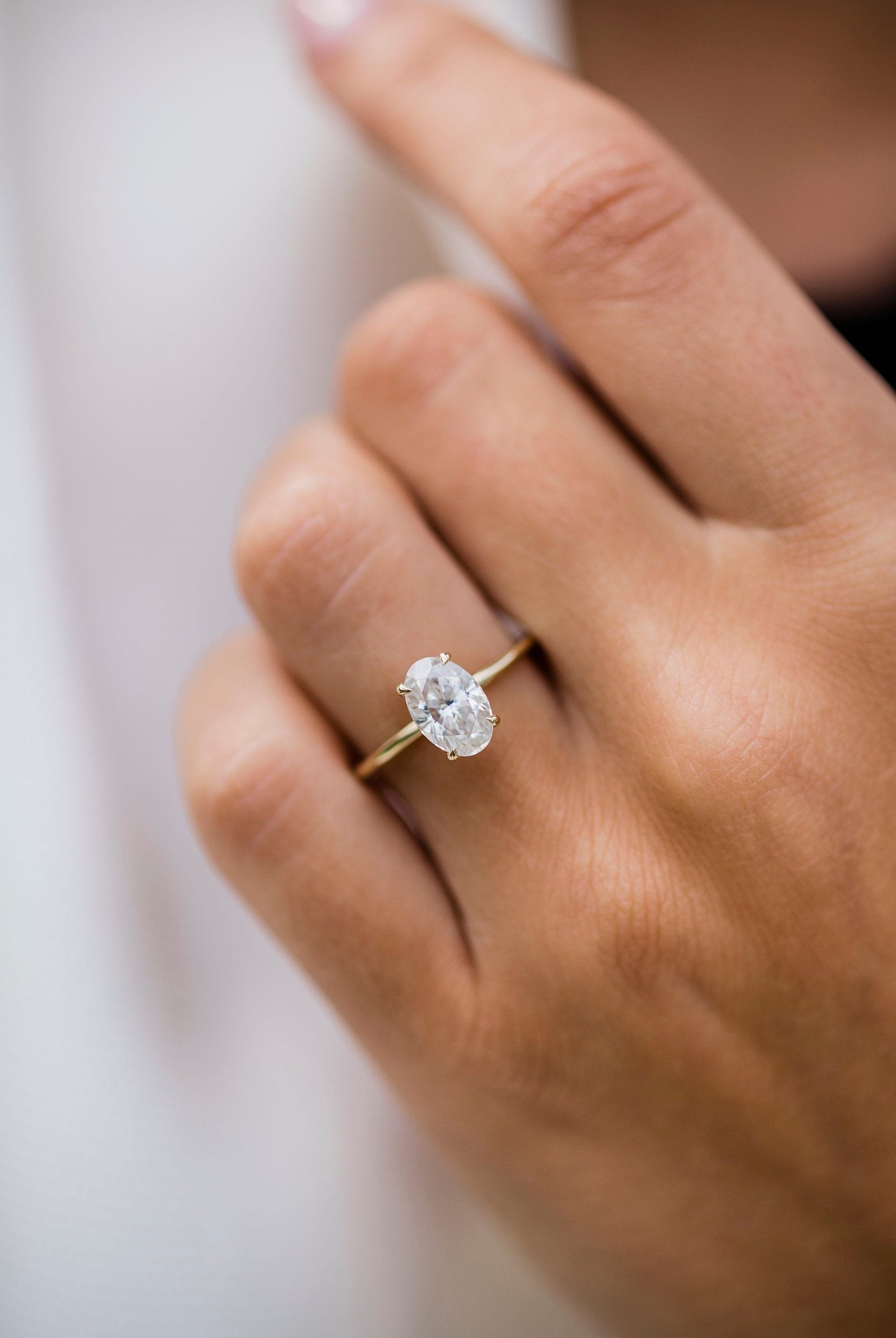 Oval Bridal Ring