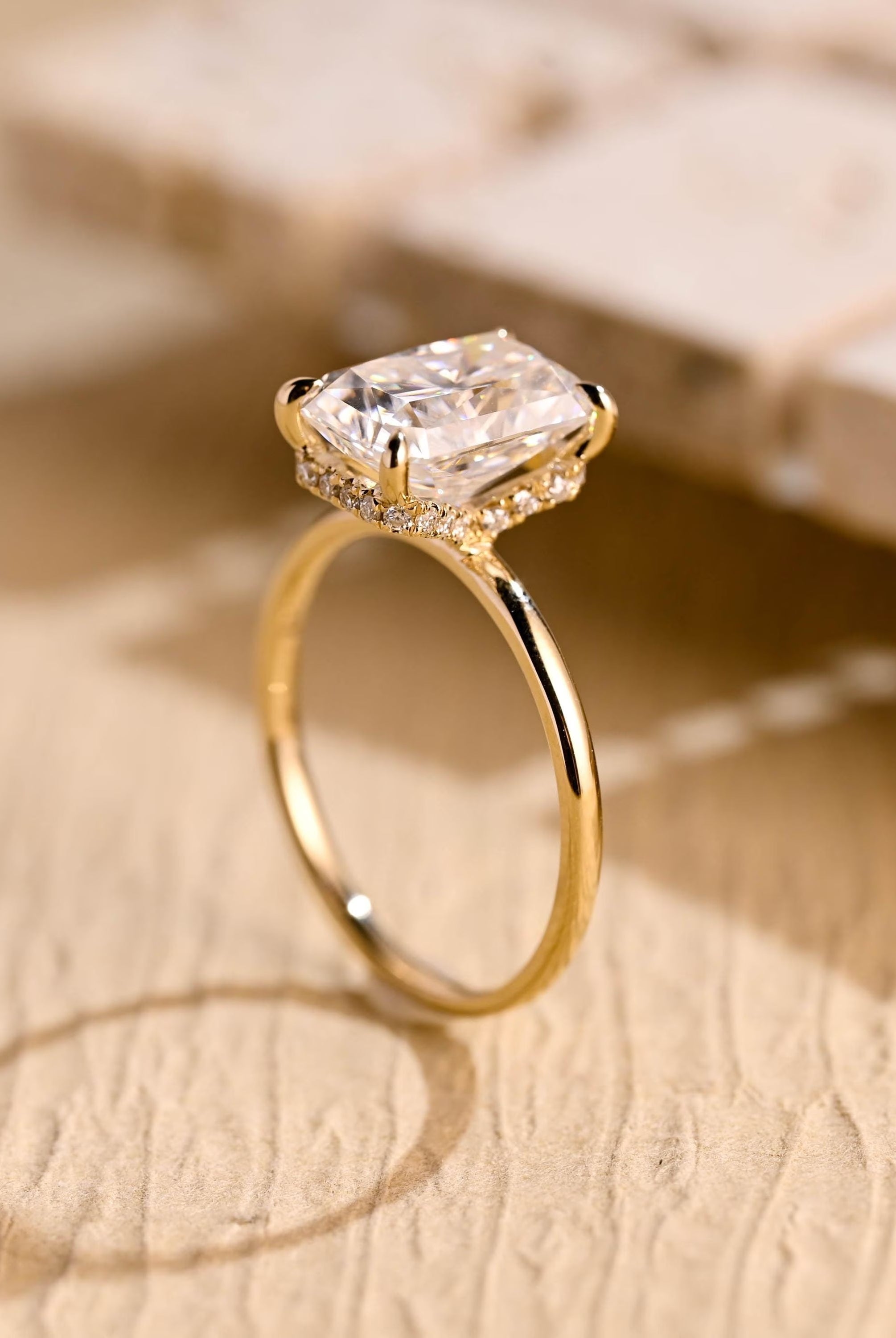 Radiant Cut Engagement Ring