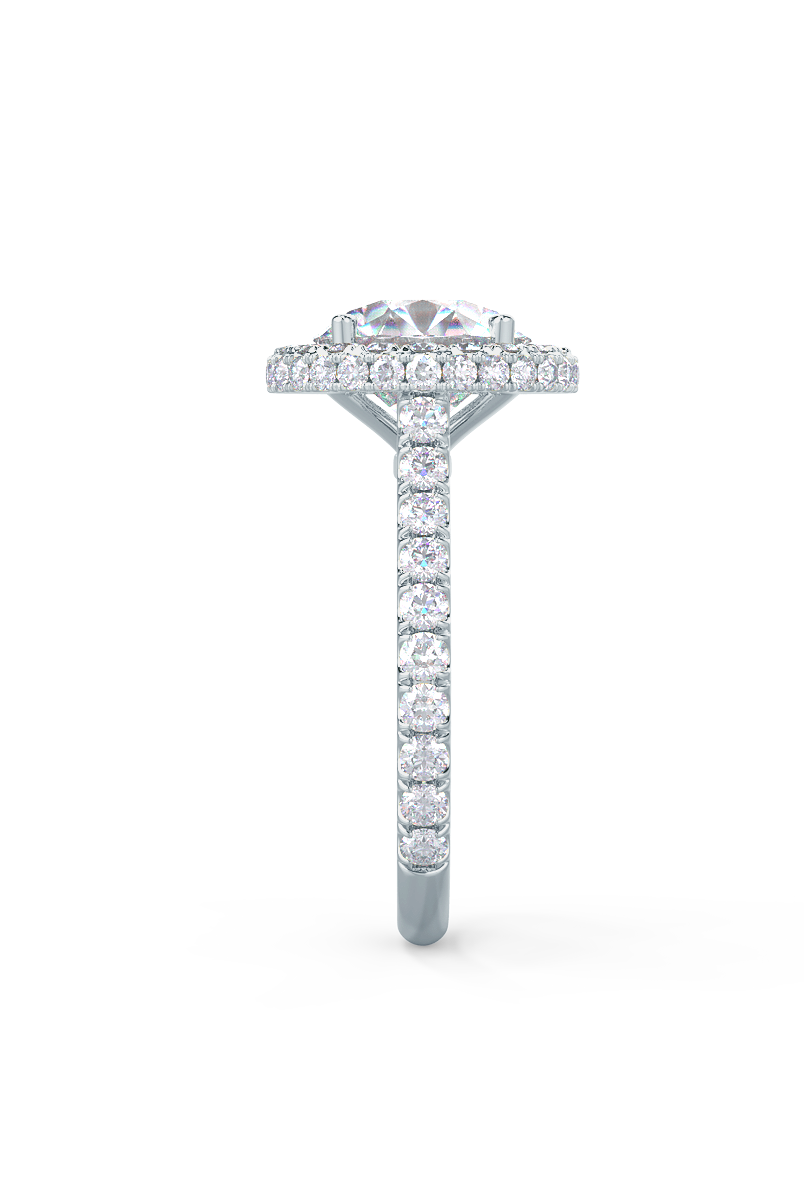 Round Cut Bridal Ring