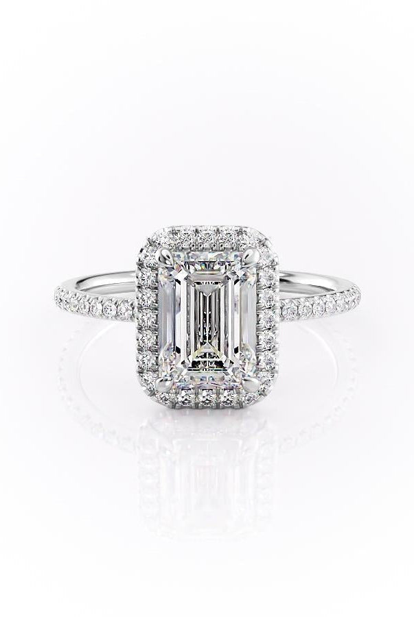 emerald-cut-halo-pave-setting-moissanite-engagement-ring