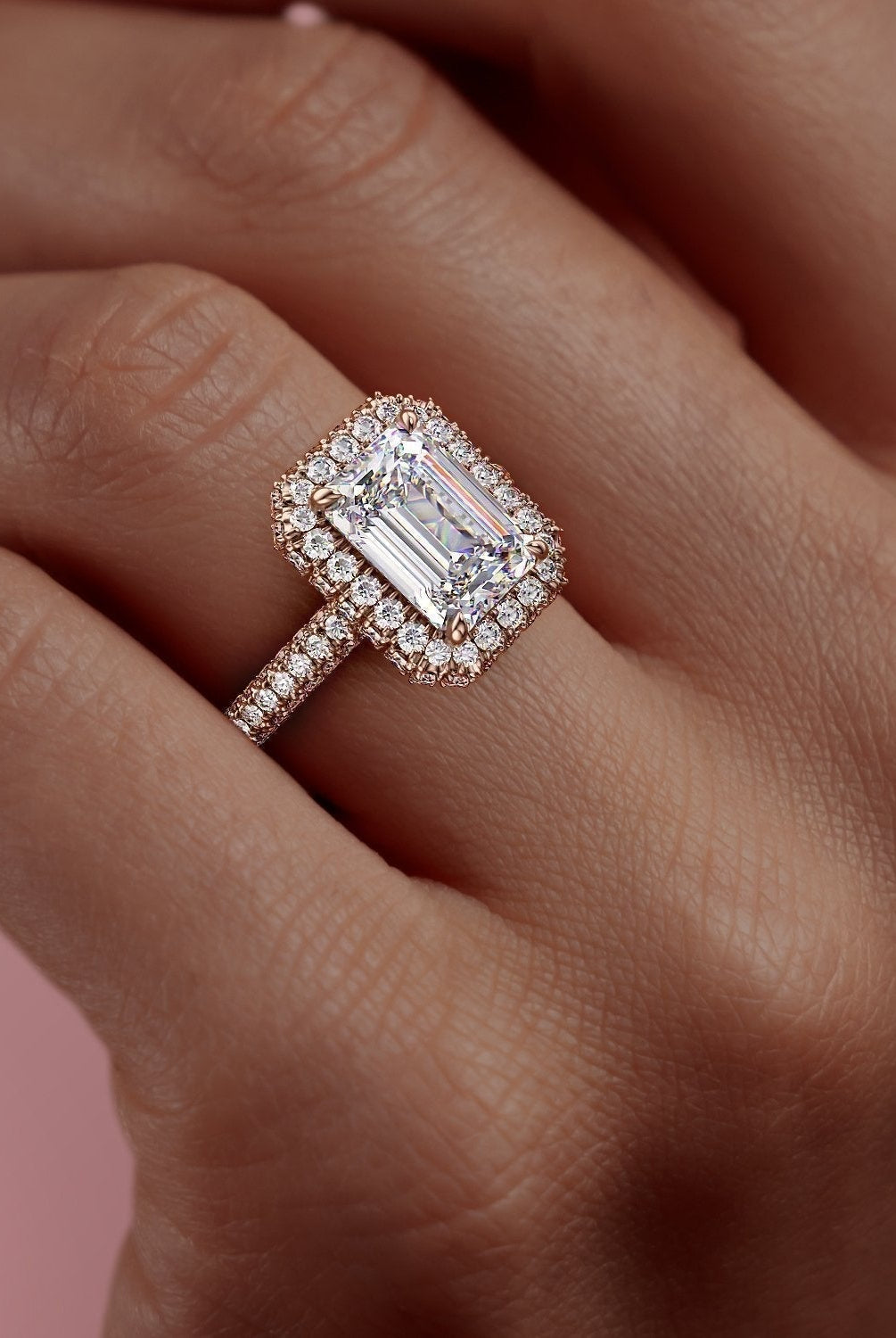 1-91-ct-emerald-cut-halo-triple-pave-setting-moissanite-engagement-ring
