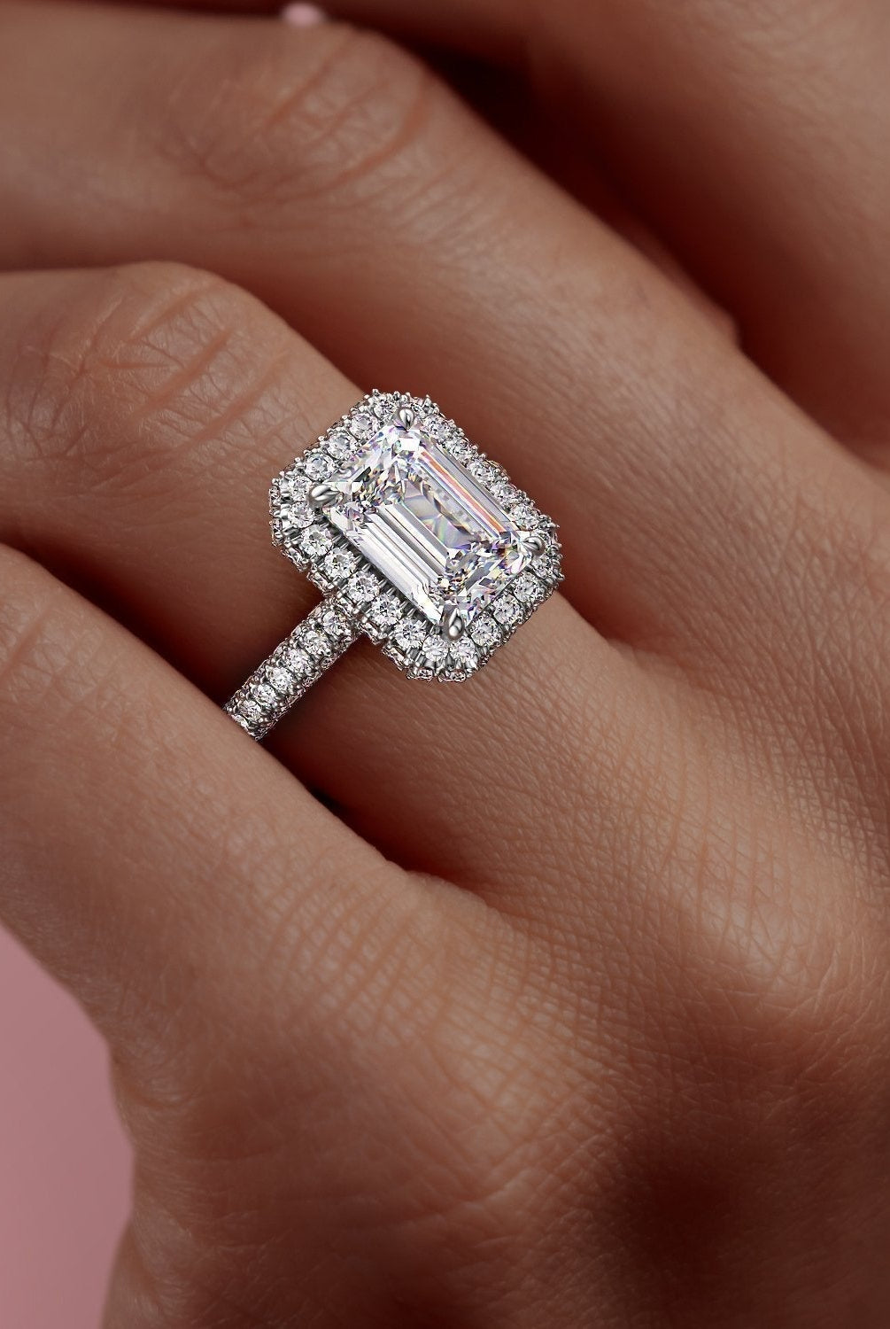 1-91-ct-emerald-cut-halo-triple-pave-setting-moissanite-engagement-ring
