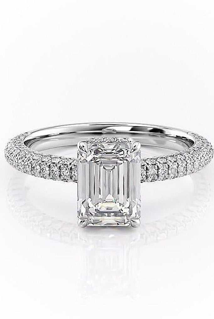 emerald-cut-solitaire-triple-pave-setting-moissanite-engagement-ring