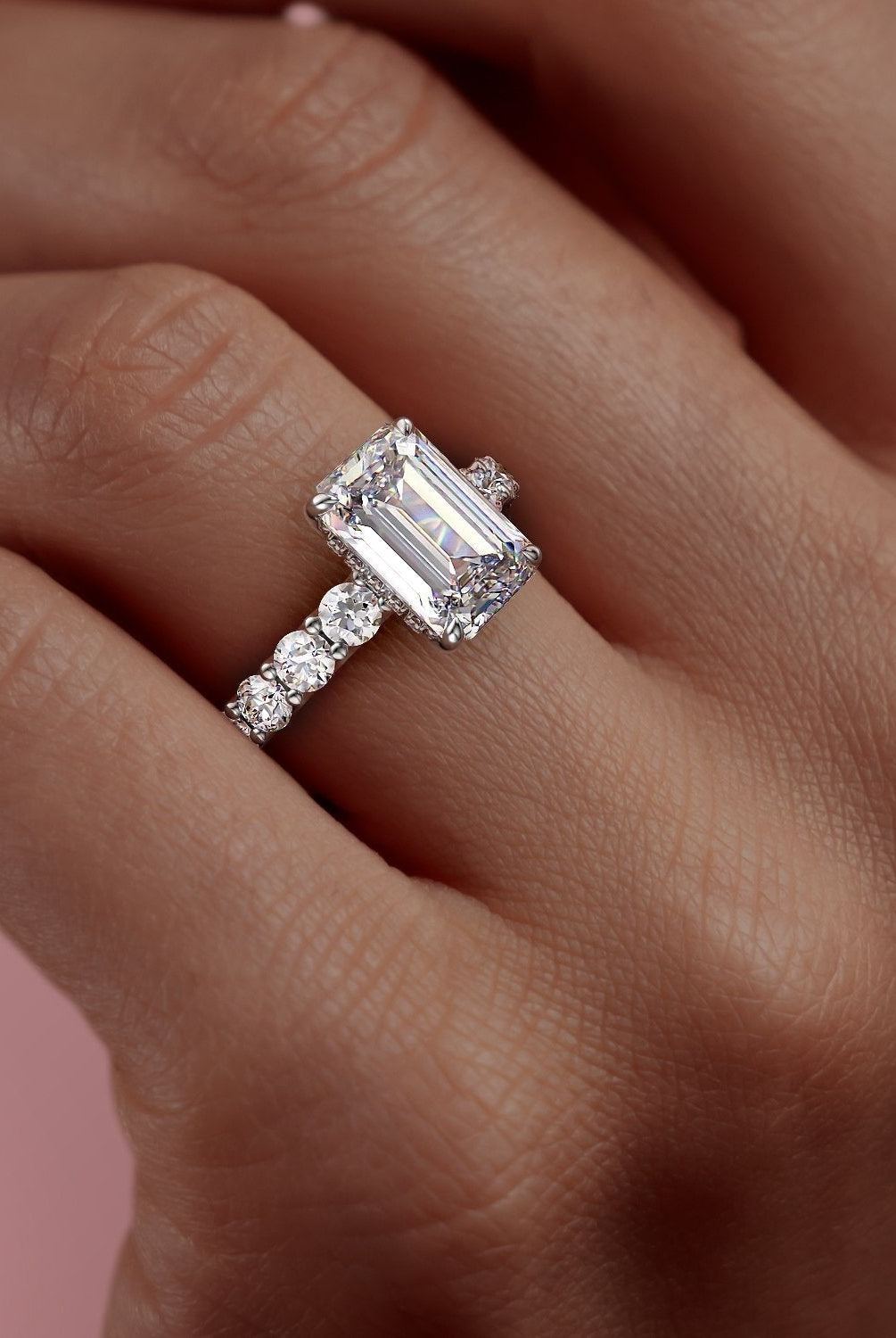 2-30-ct-emerald-cut-pave-setting-moissanite-engagement-ring