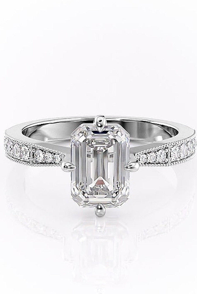 emerald-cut-solitaire-pave-setting-moissanite-engagement-ring-2