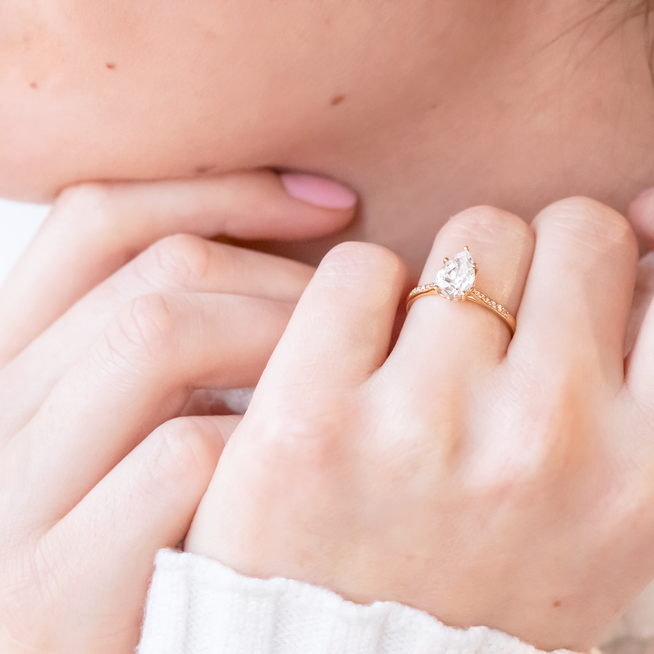 Moissanite engagement trends