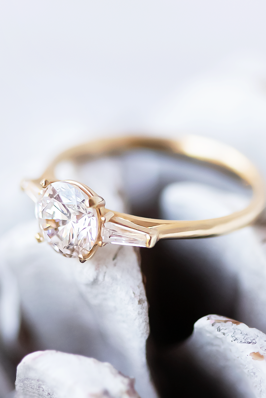 Moissanite jewelry sets with return policy