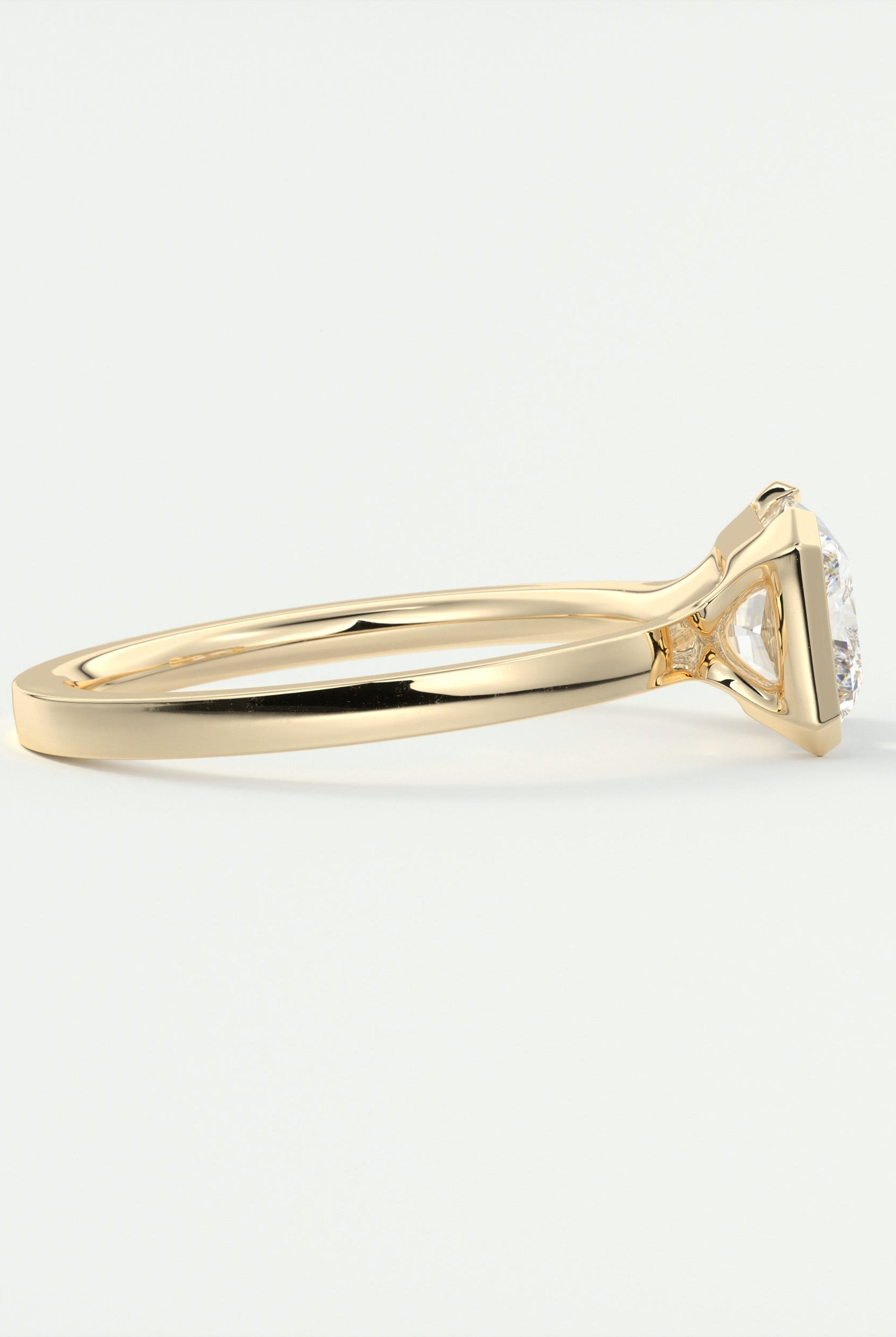 East West Engagement Ring