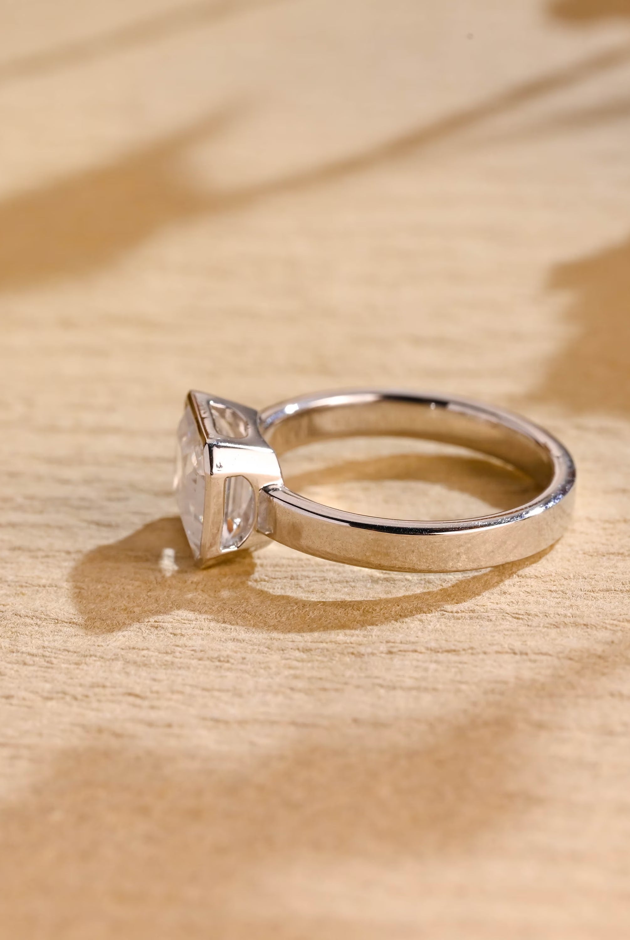 Luxury Moissanite Engagement Ring USA