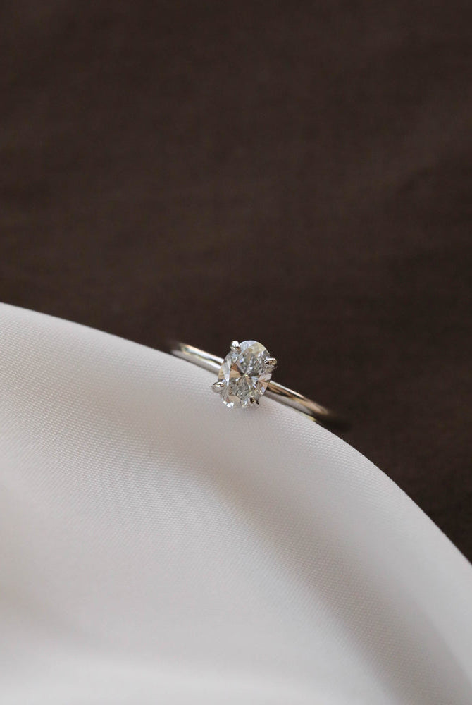 1.20 Carat Moissanite Engagement Ring