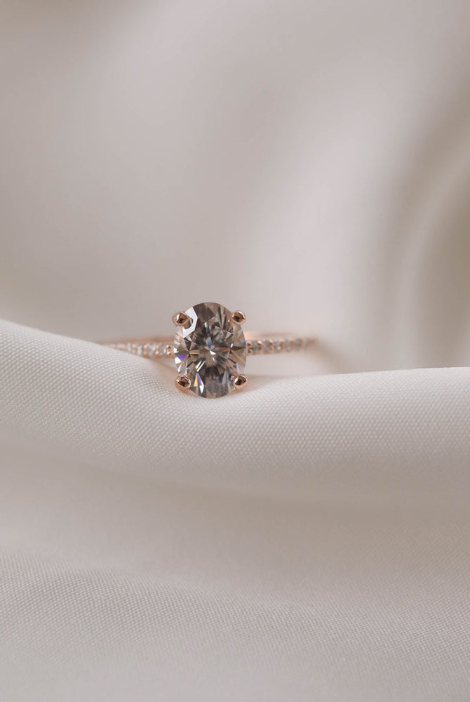 1.20 Carat Moissanite Engagement Ring