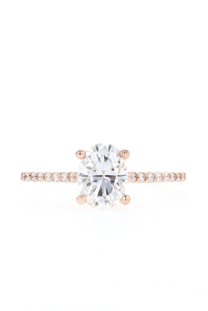 Luxury Moissanite Engagement Ring