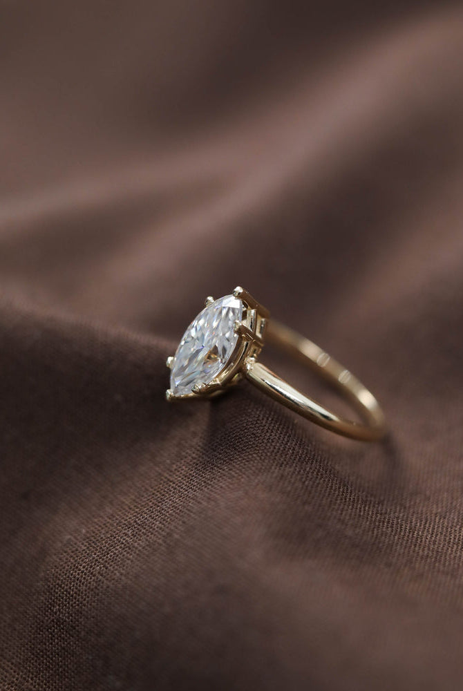 1.50 Carat Moissanite Engagement Ring