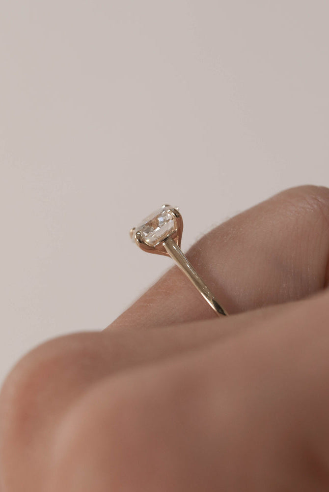 1.50 Carat Moissanite Engagement Ring