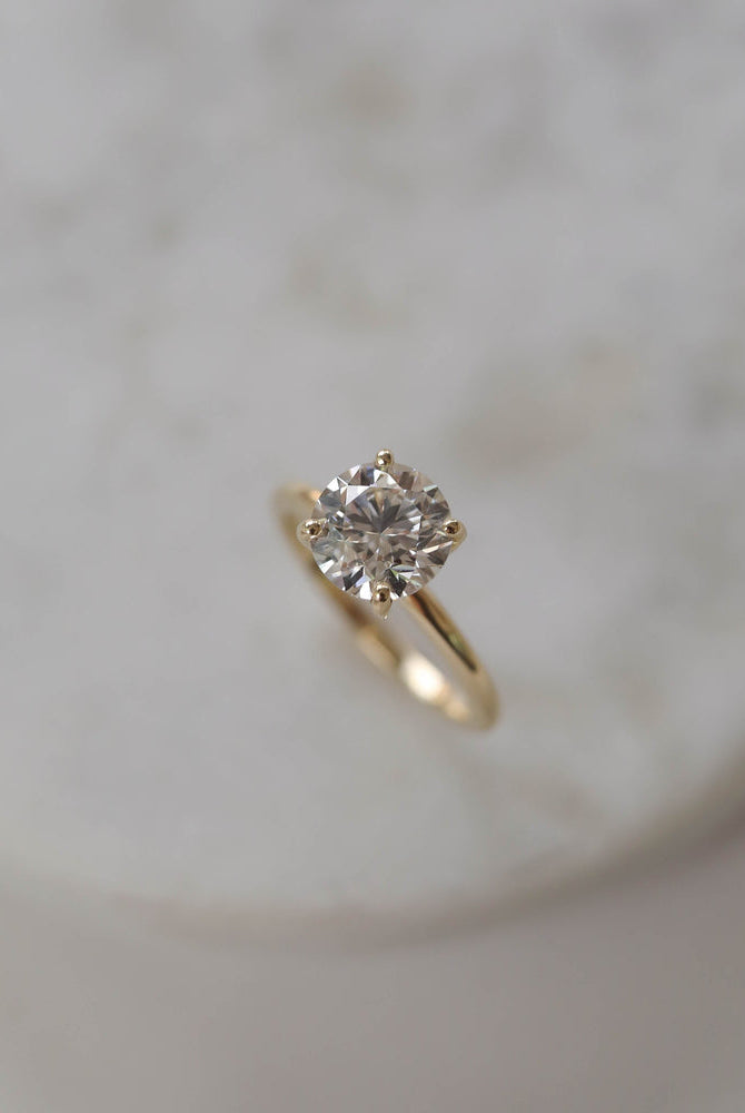 1.50 Carat Moissanite Engagement Ring