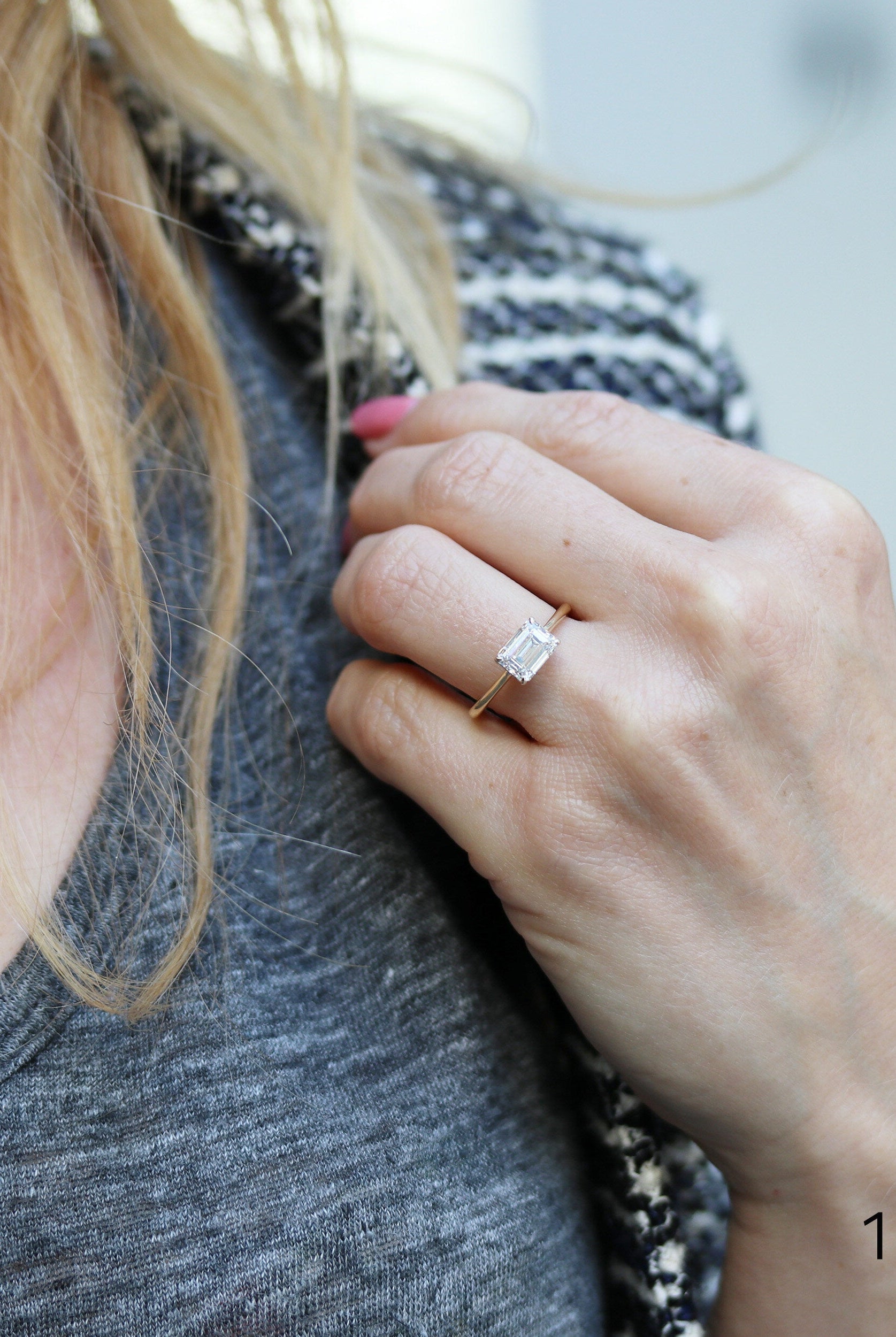 1.75 Carat Moissanite Ring