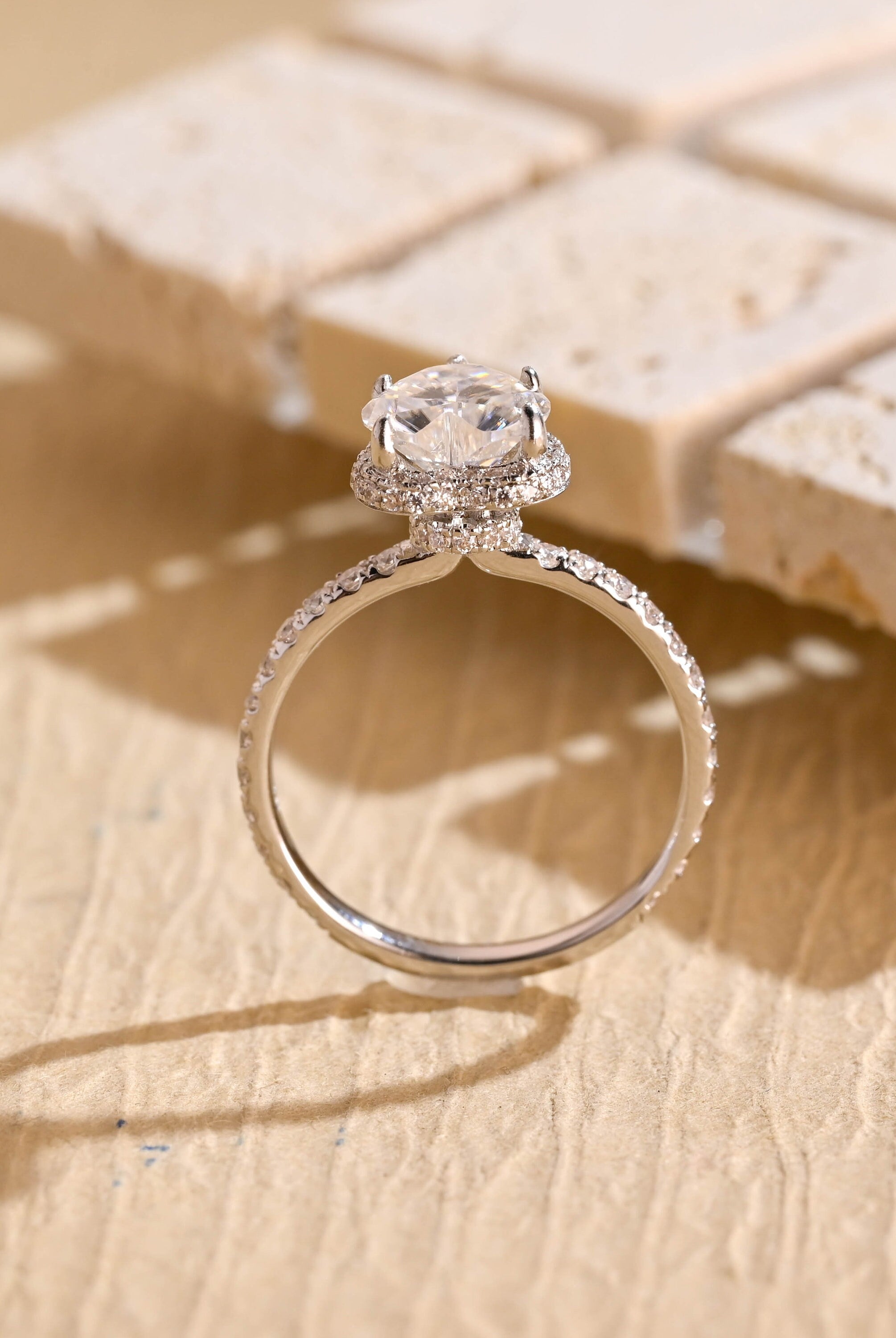Heart Shaped Engagement Ring