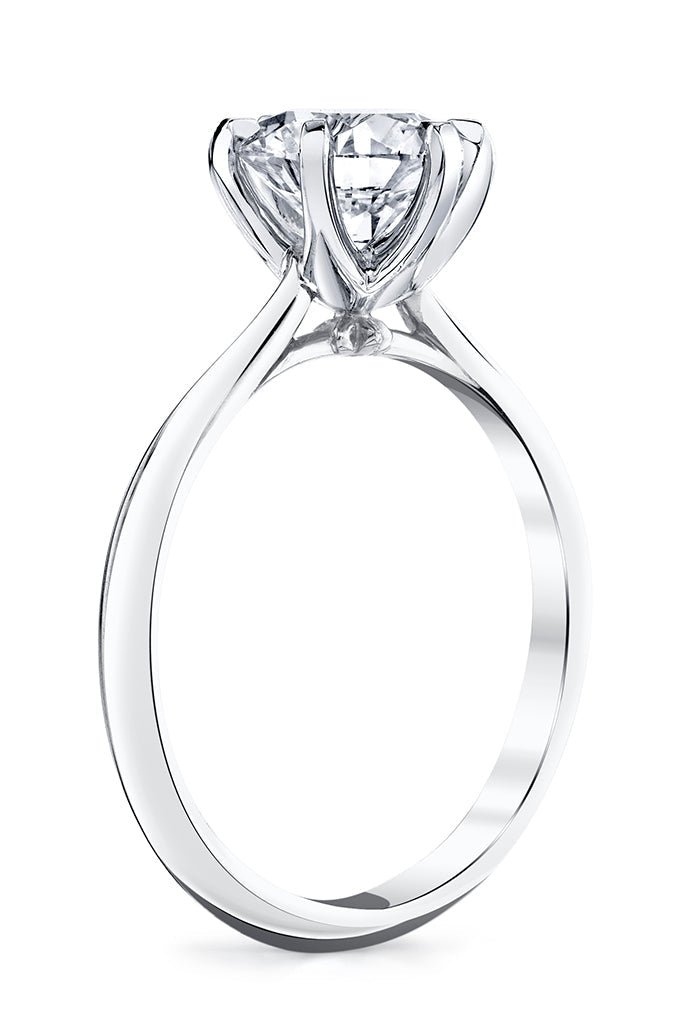 2 Carat Moissanite Engagement Ring