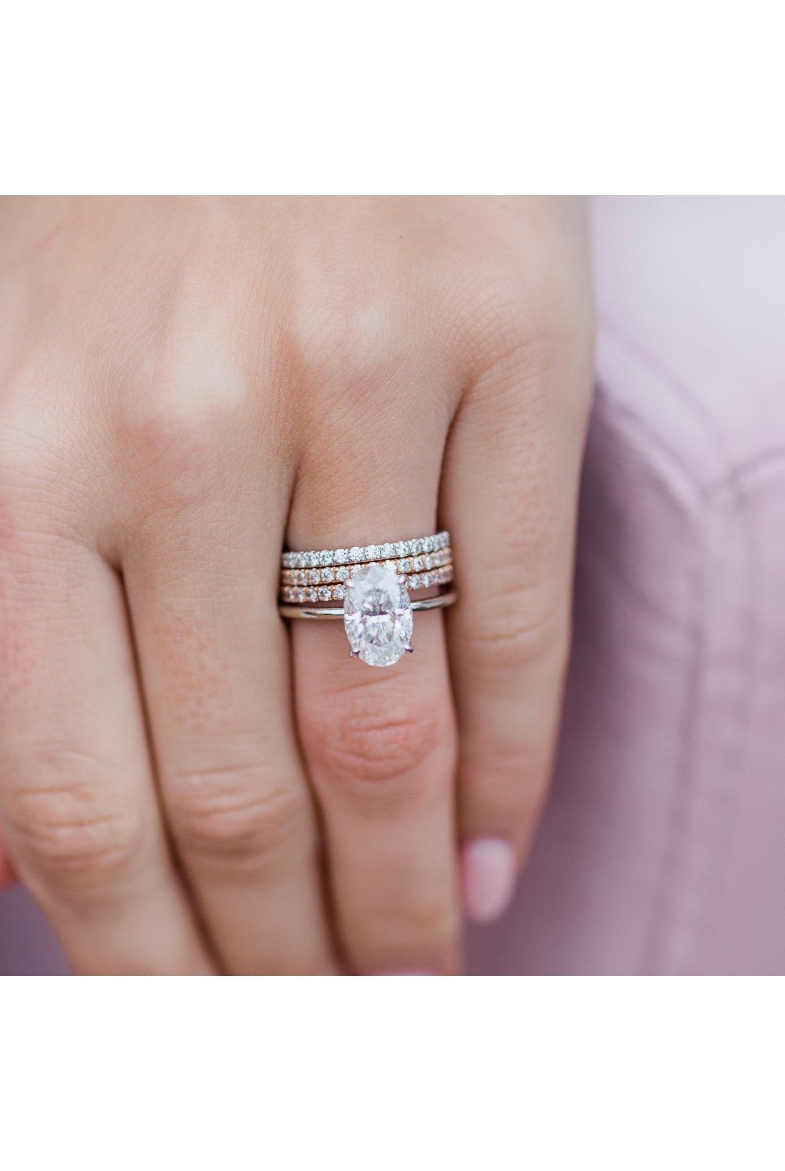 2.7 Carat Moissanite Ring