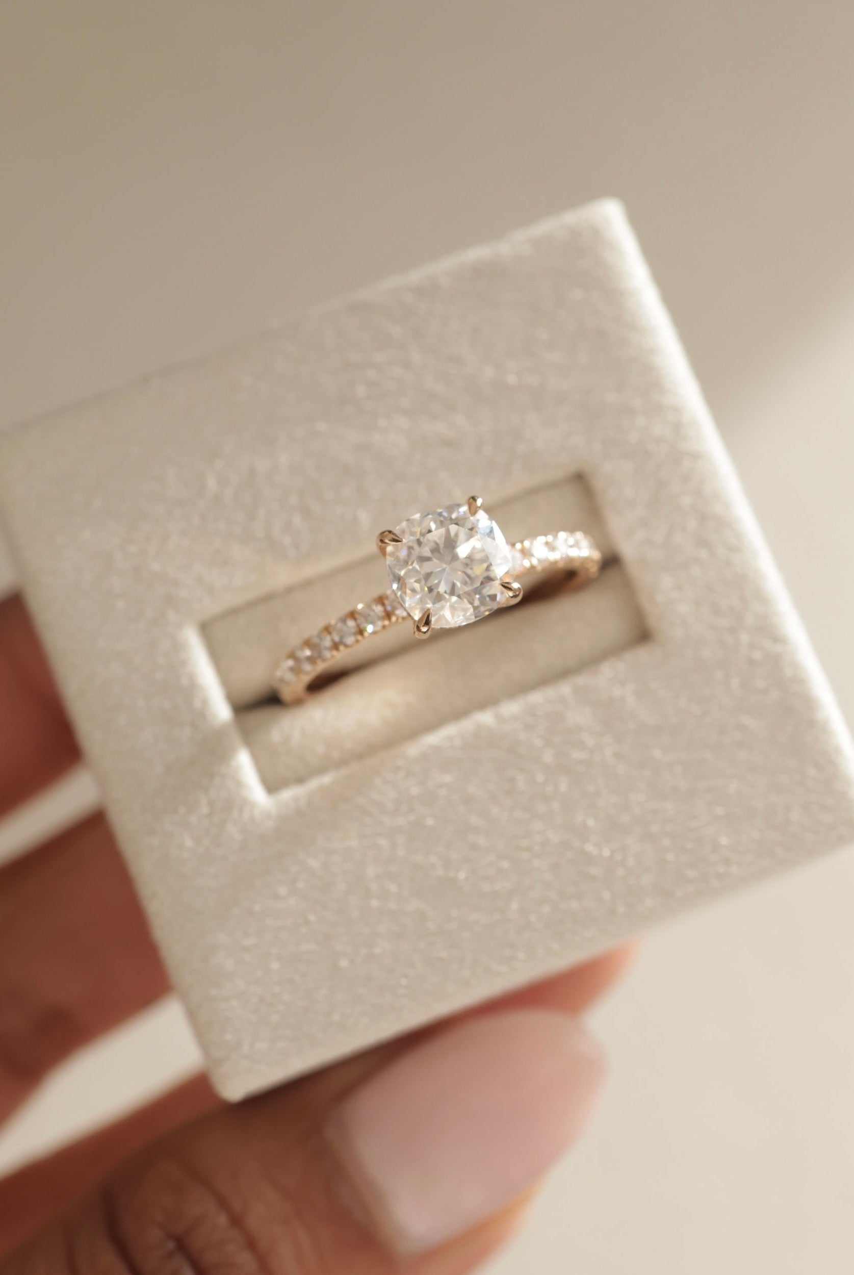 Pave Setting Diamond Ring