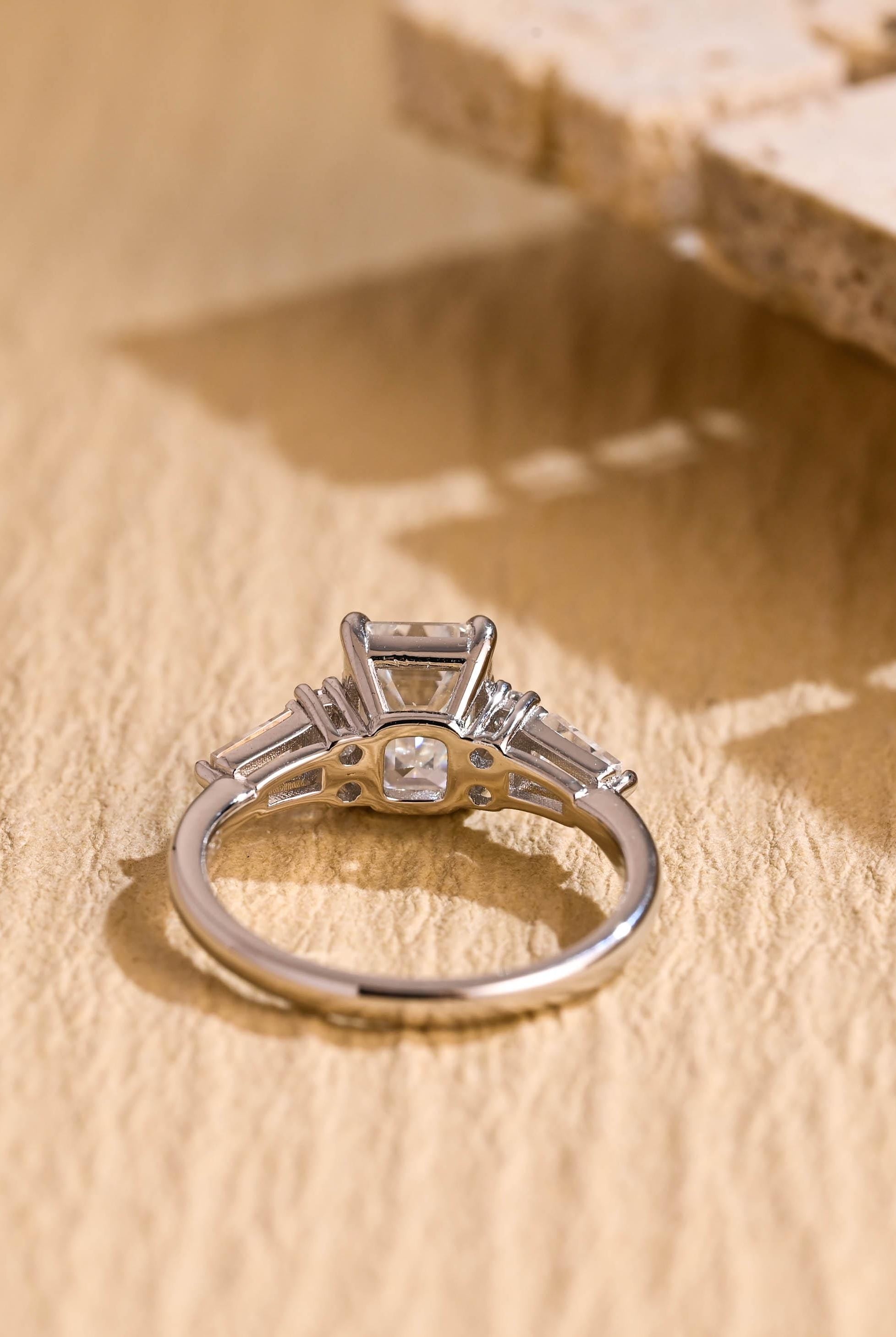 Moissanite Engagement Ring