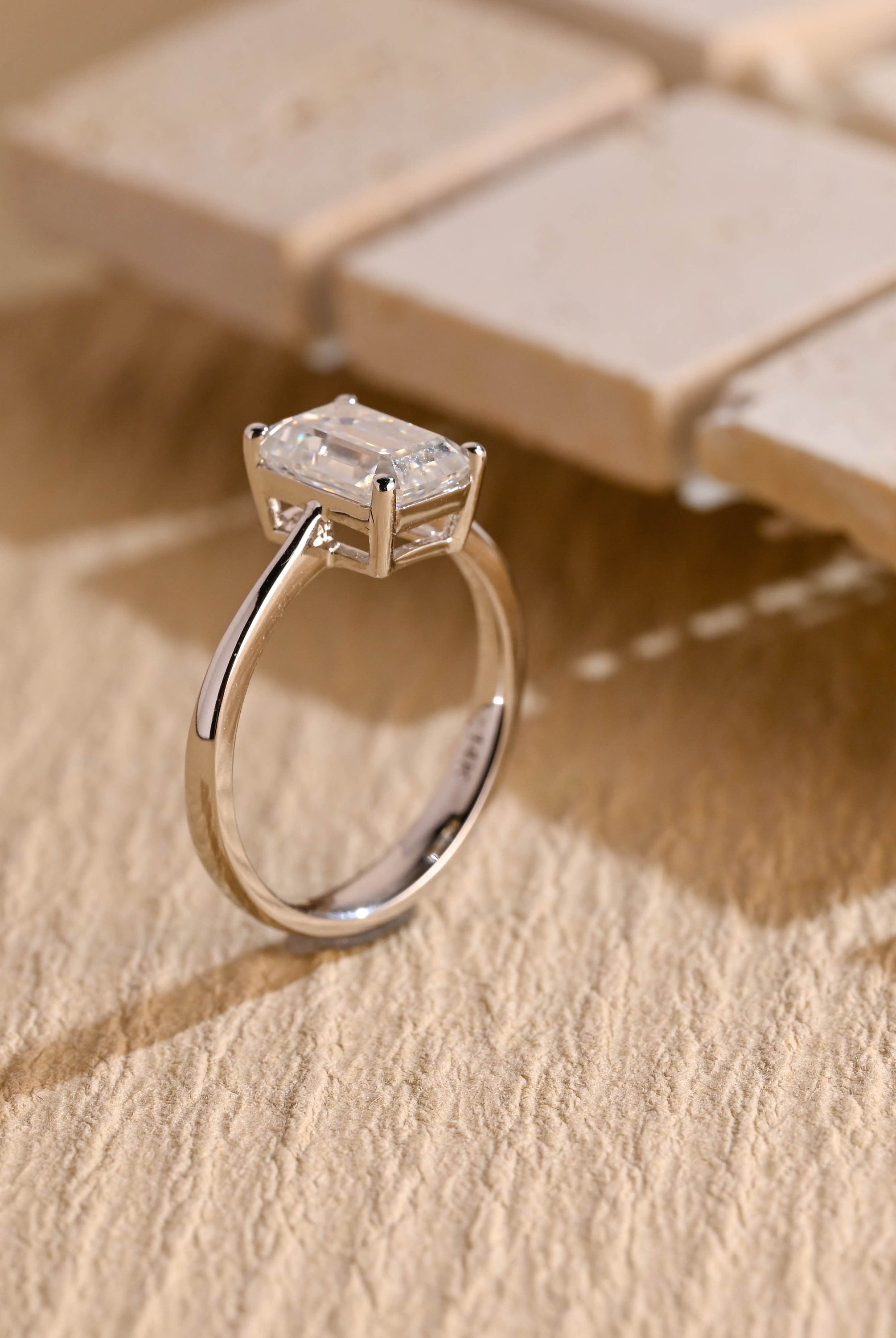 Luxury Emerald Cut Ring