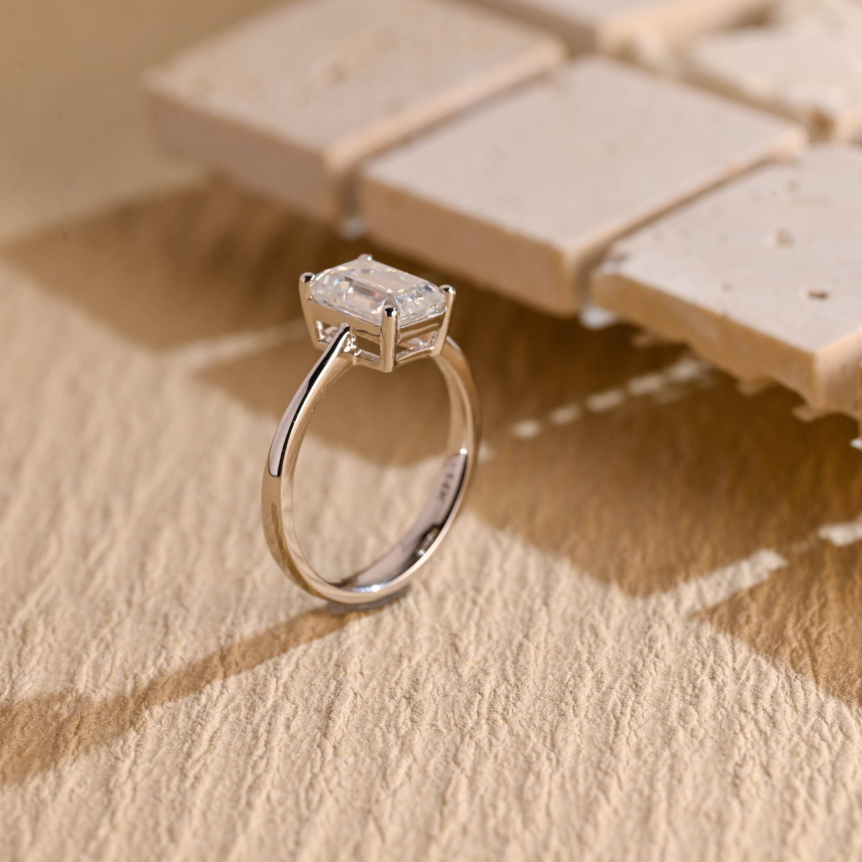 Luxury Emerald Cut Ring