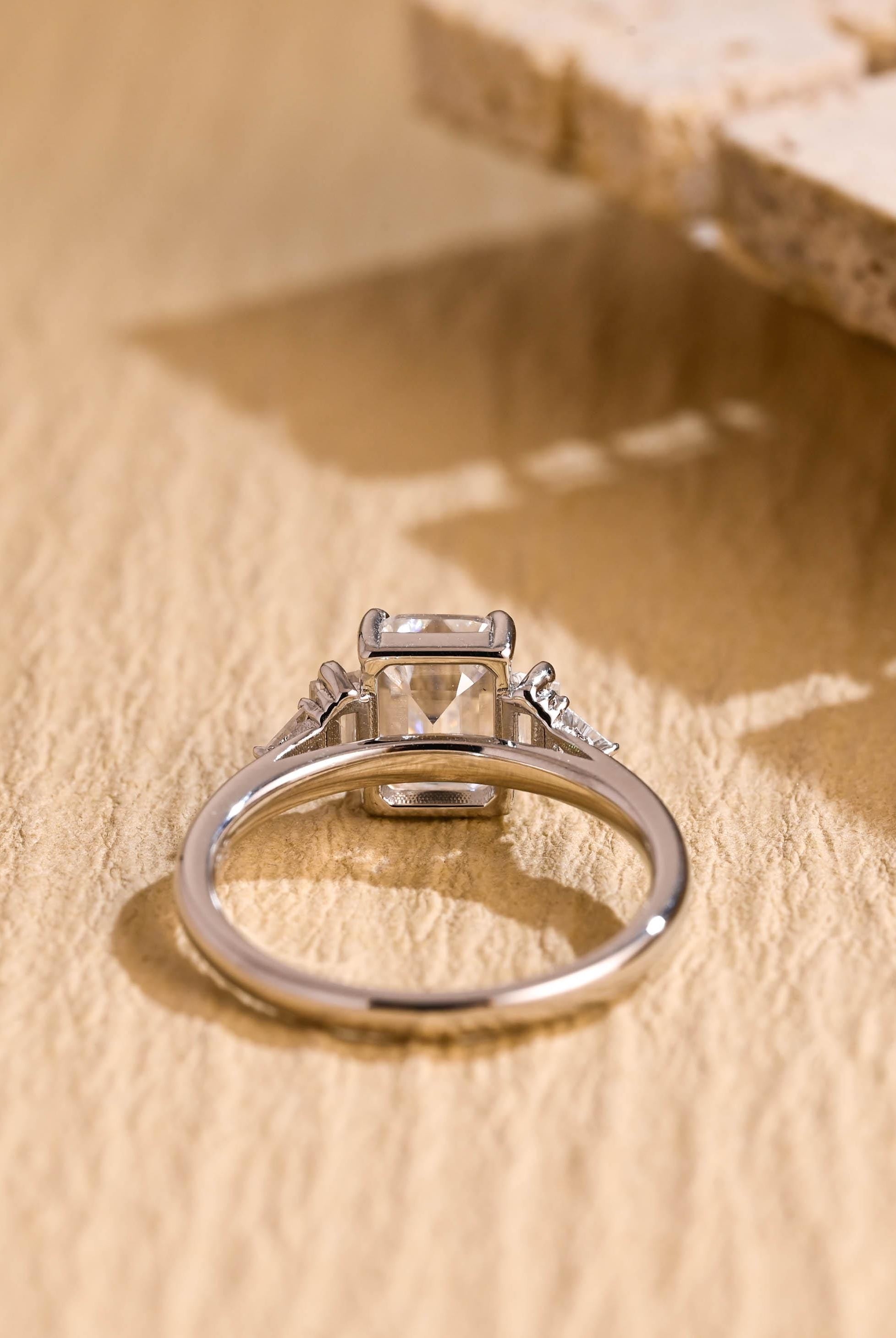 Moissanite Engagement Ring