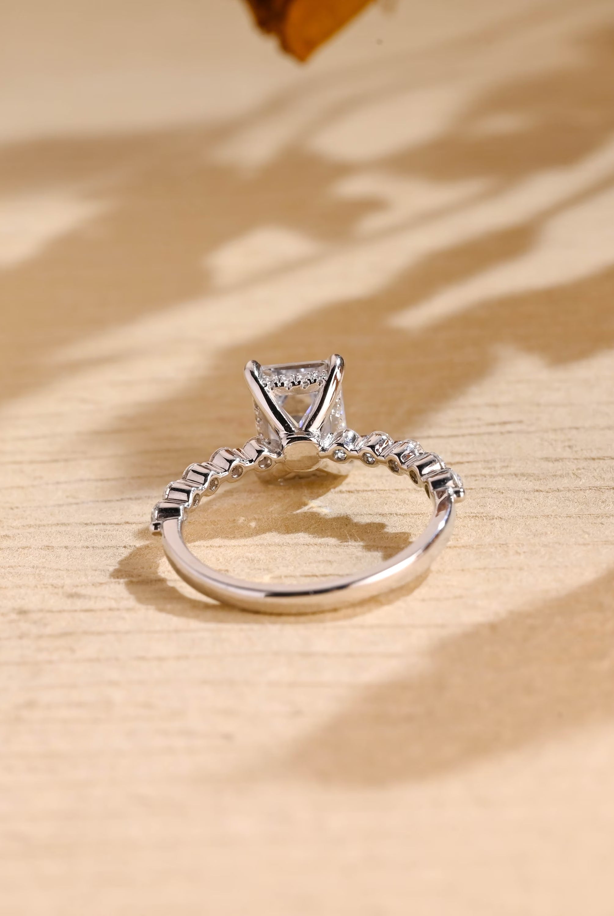 Hidden Halo Engagement Ring