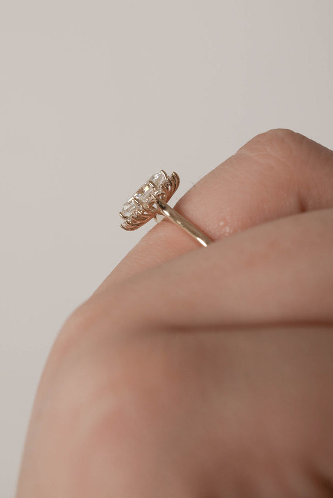 Cluster Bridal Ring