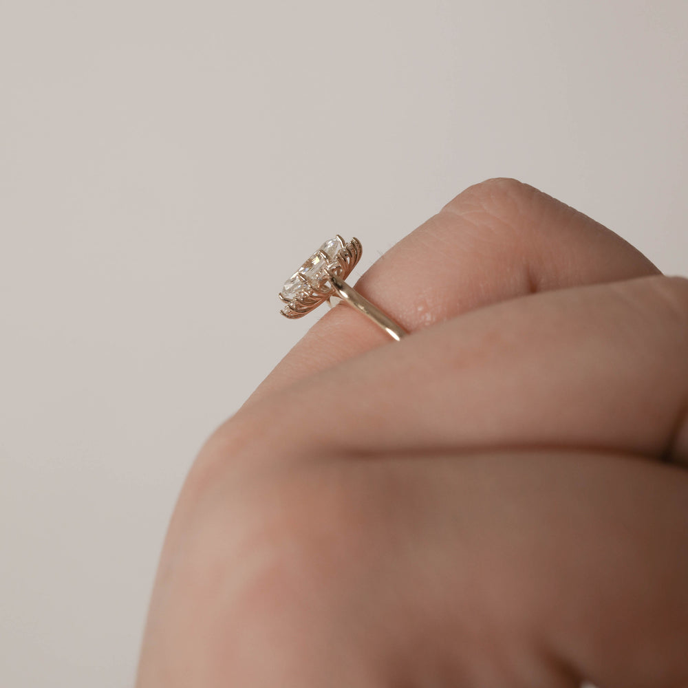 Cluster Bridal Ring