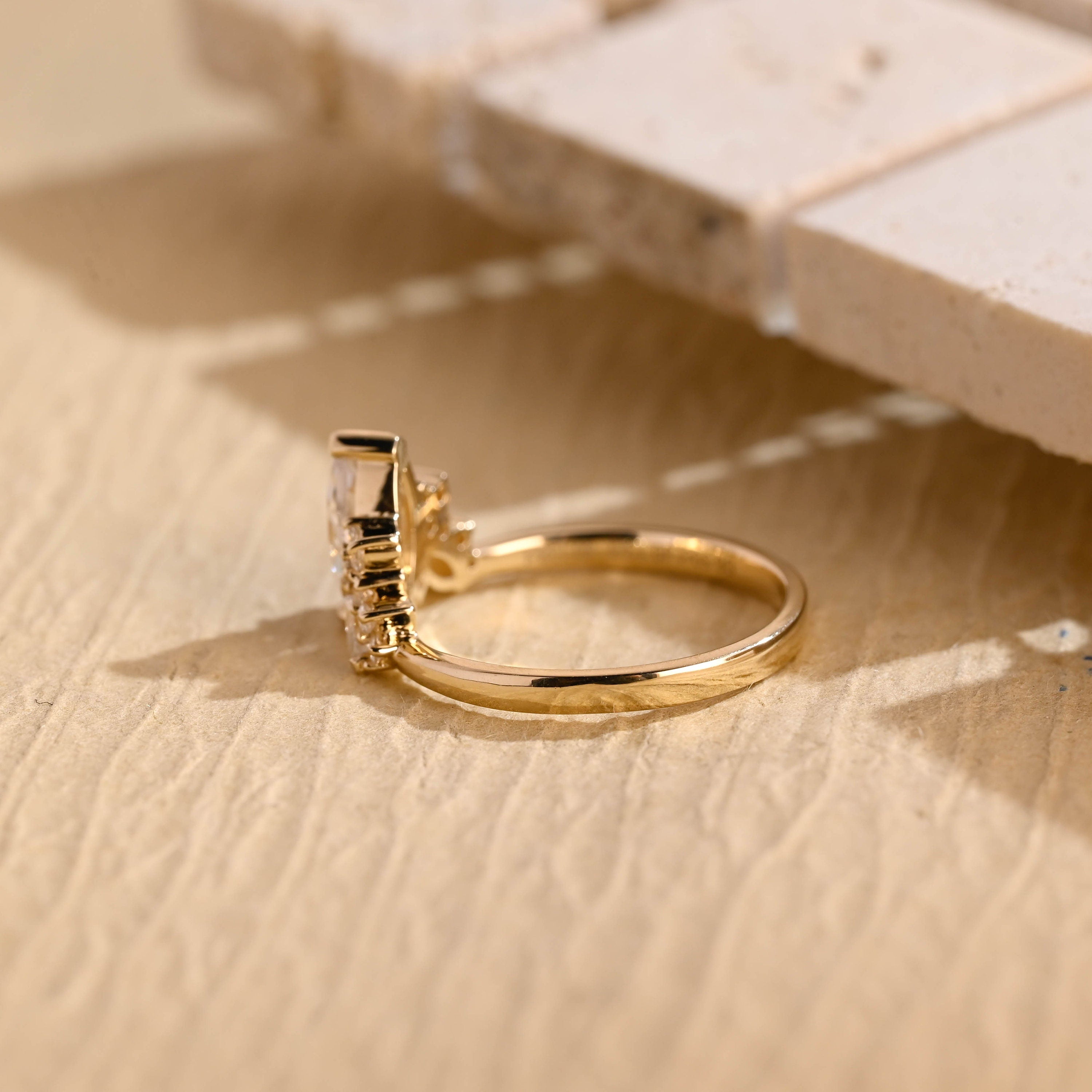Cluster Setting Engagement Ring