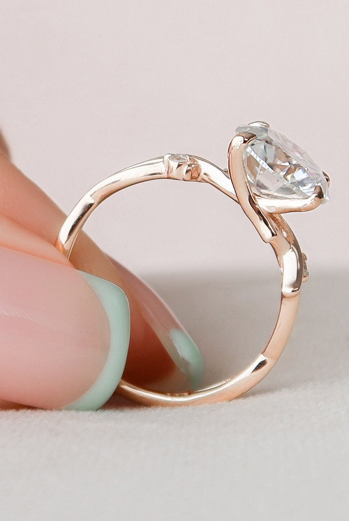 Moissanite engagement rings under $500 online