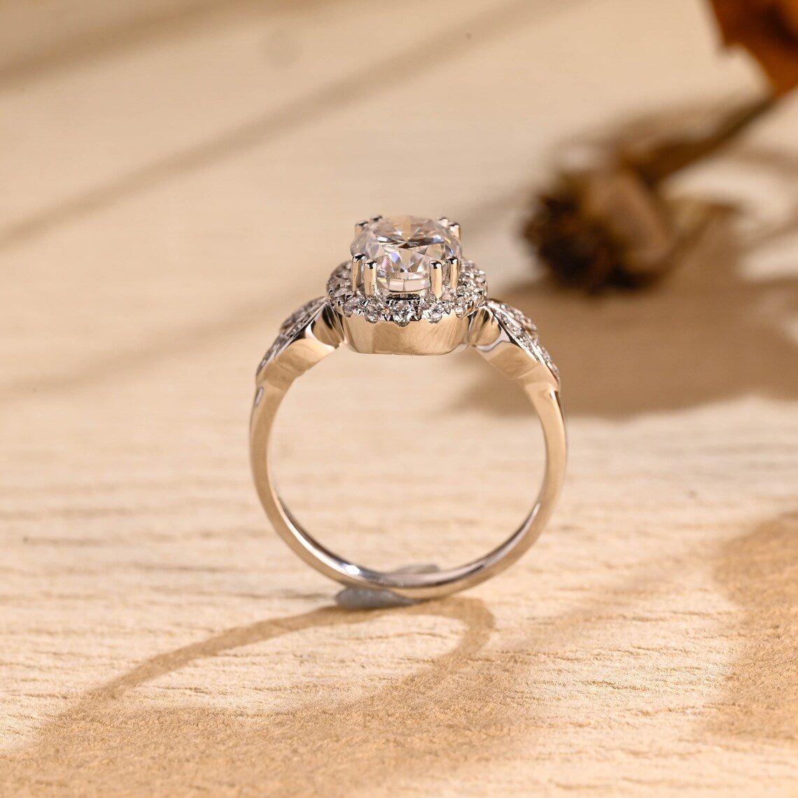 Oval Halo Ring