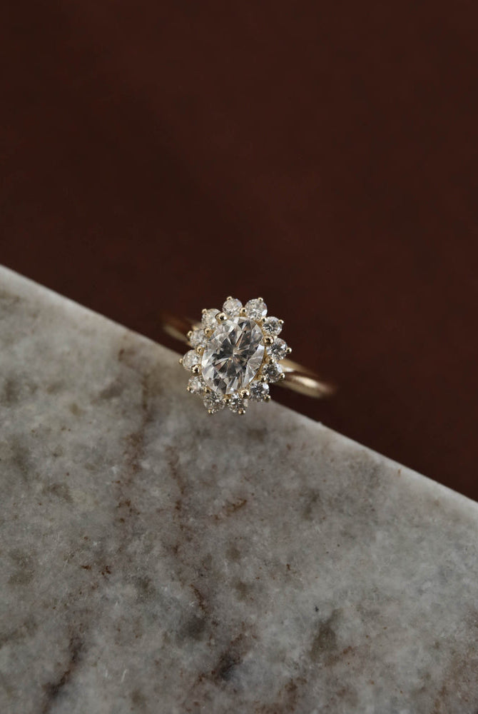 High Sparkle Moissanite Ring