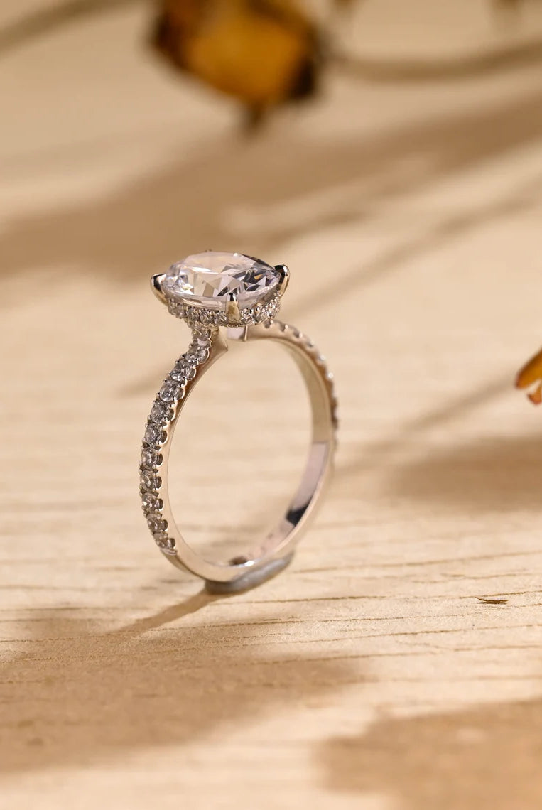 Oval Diamond Engagement Ring