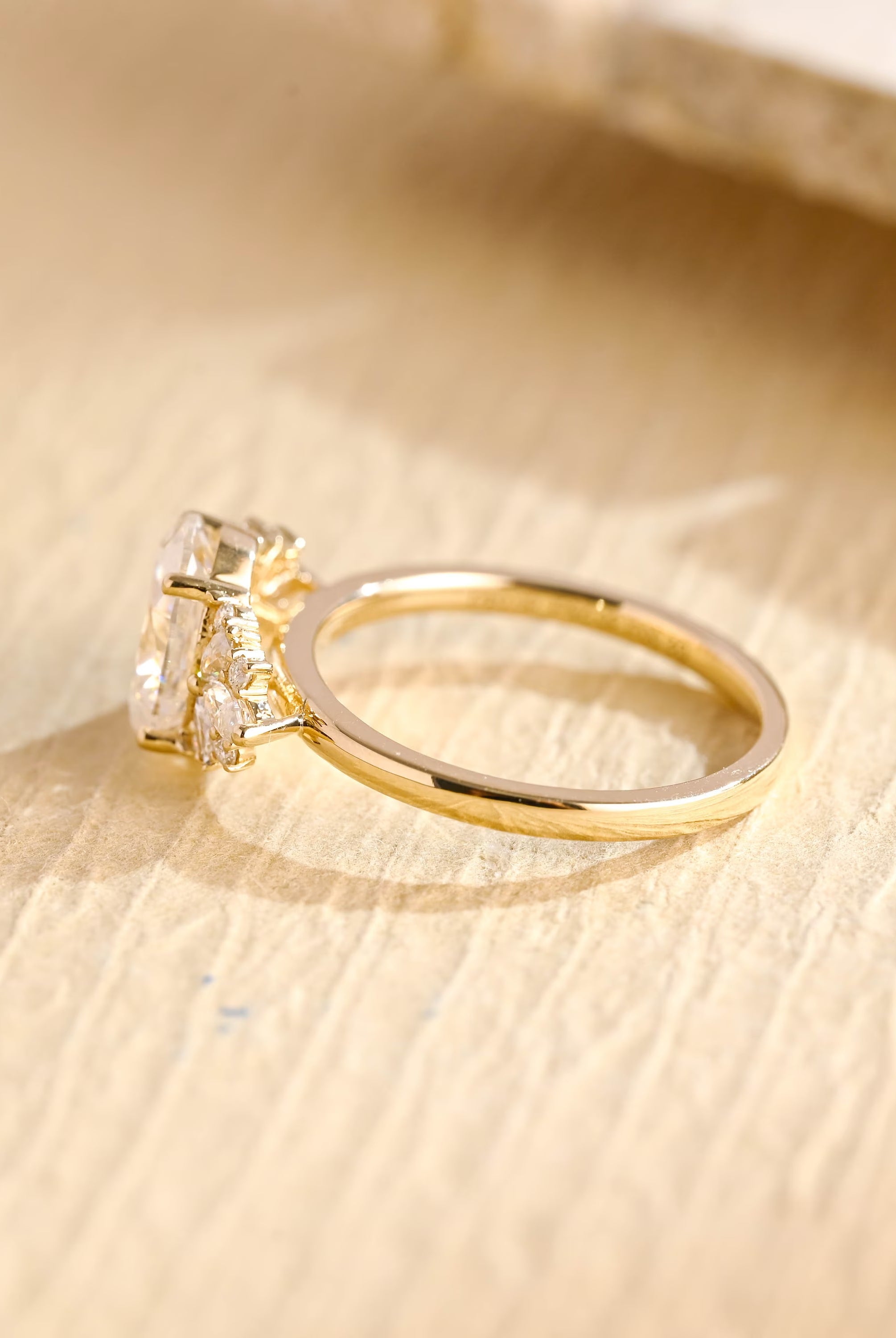 Affordable Moissanite Engagement Ring