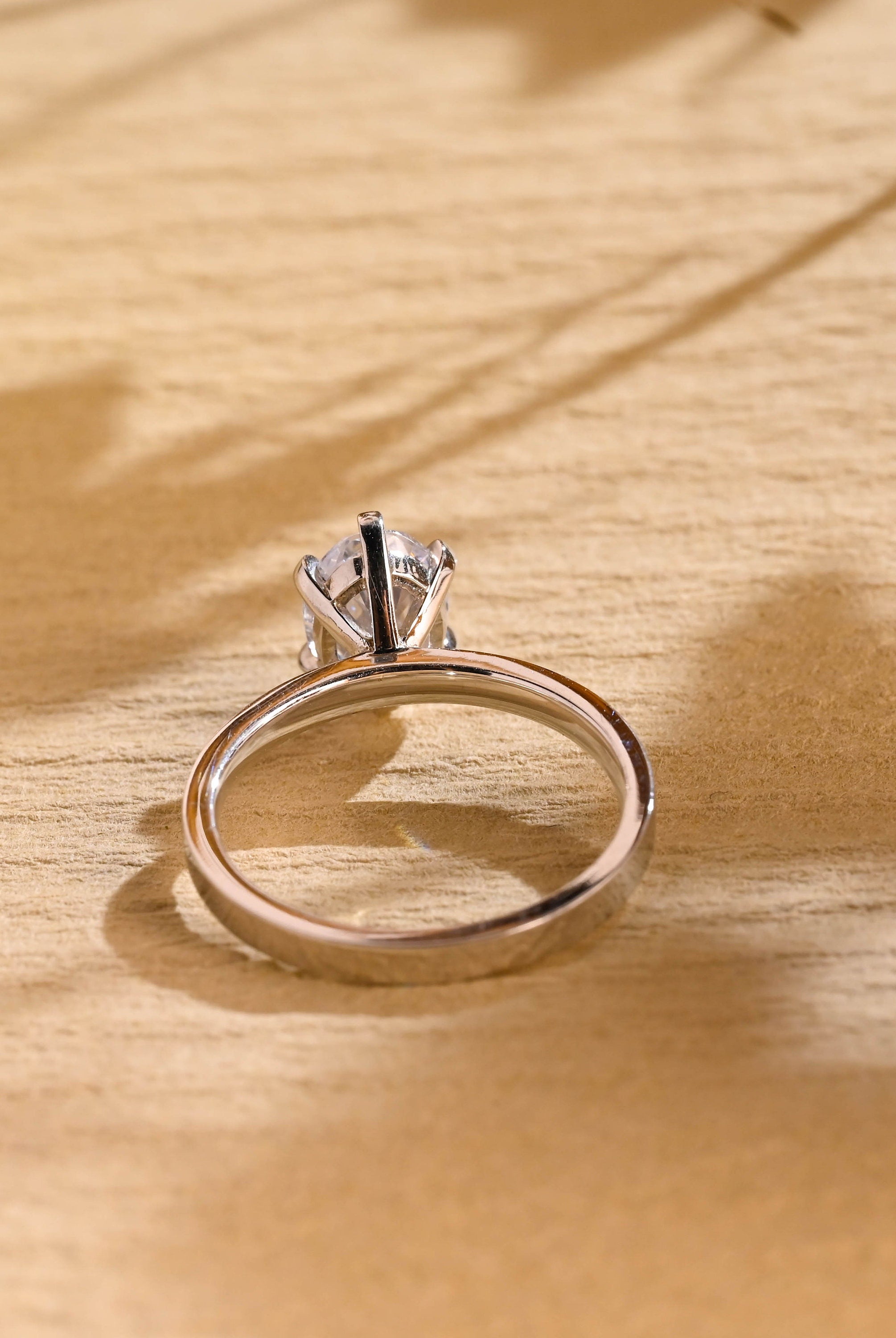 Diamond Accent Moissanite Ring