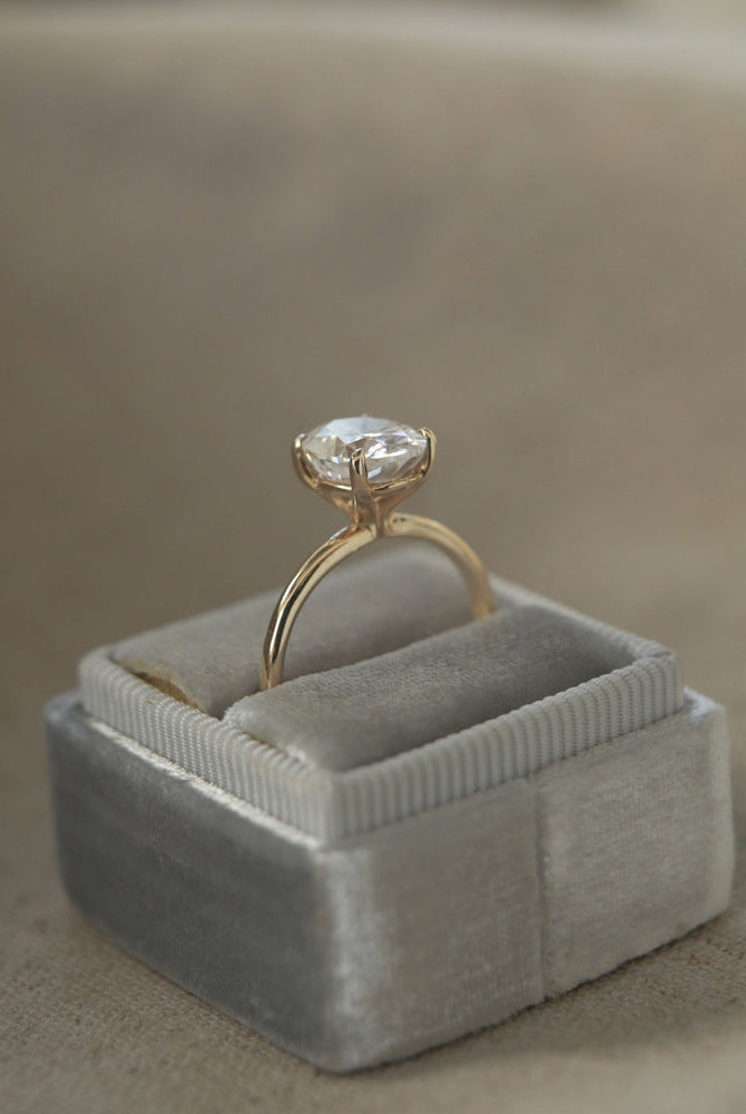 Oval Shape Engagement Ring