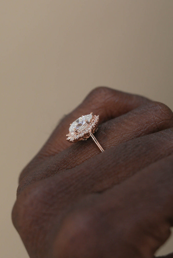 Pear Shape Engagement Ring