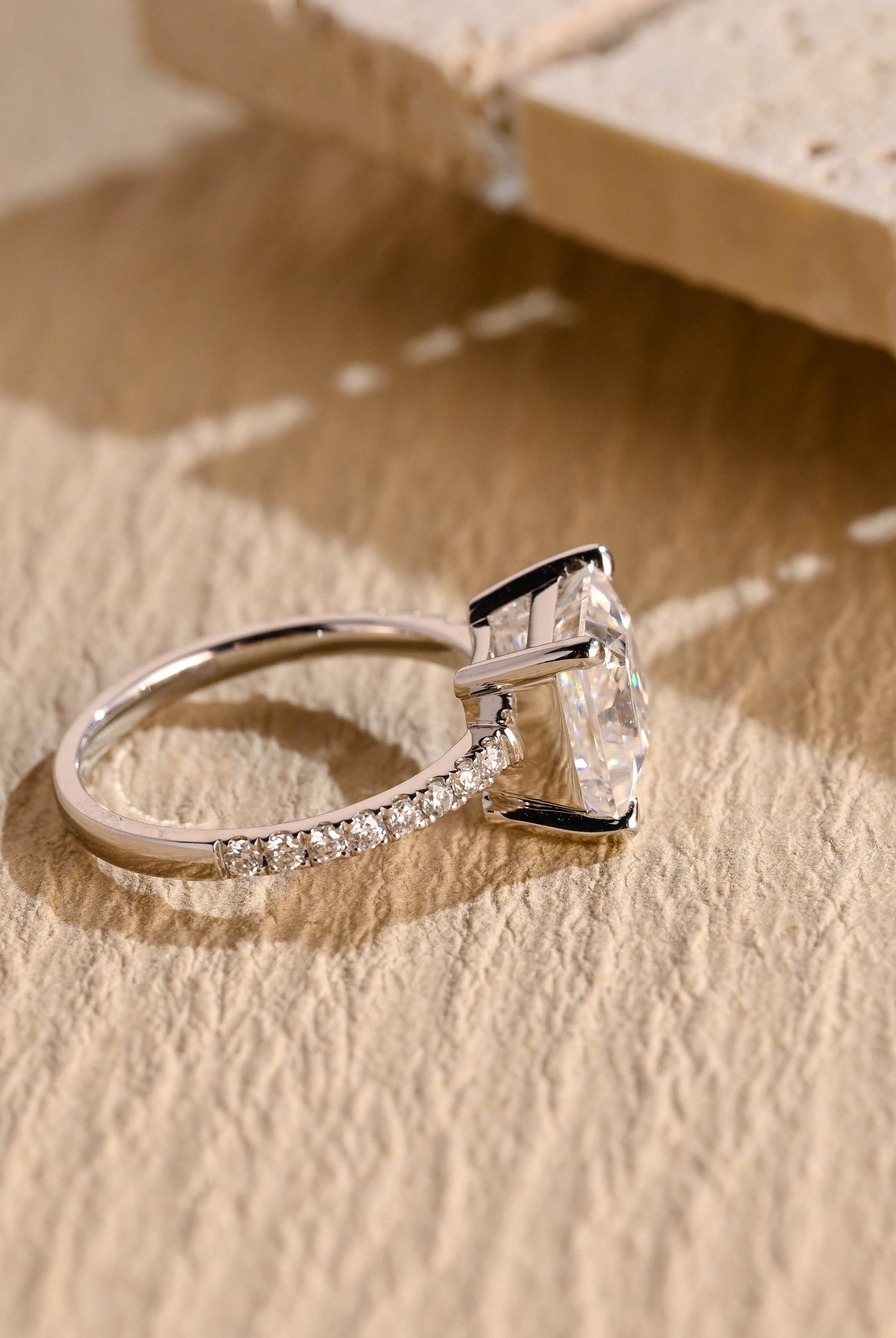 Princess Cut Proposal Ring