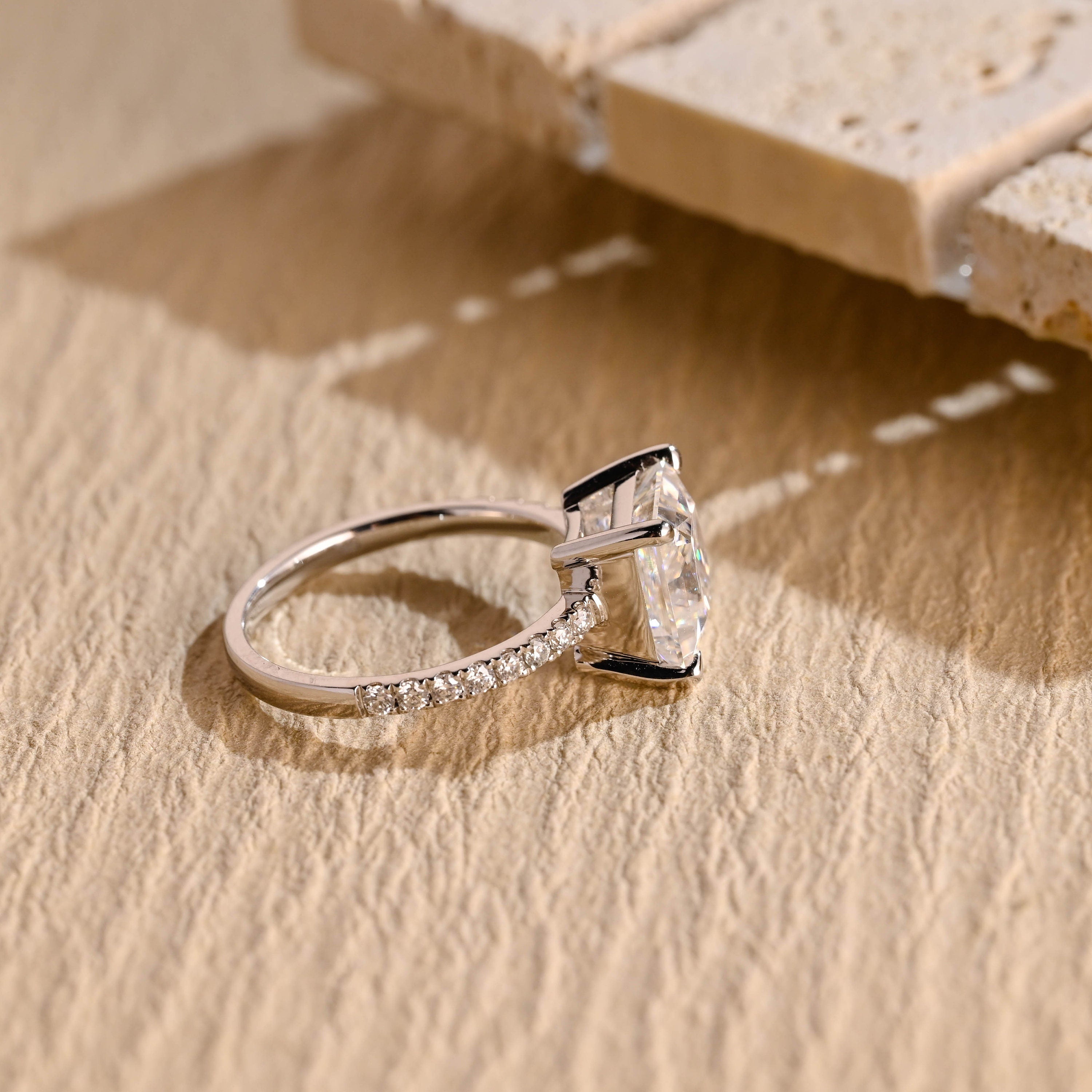 Princess Cut Proposal Ring
