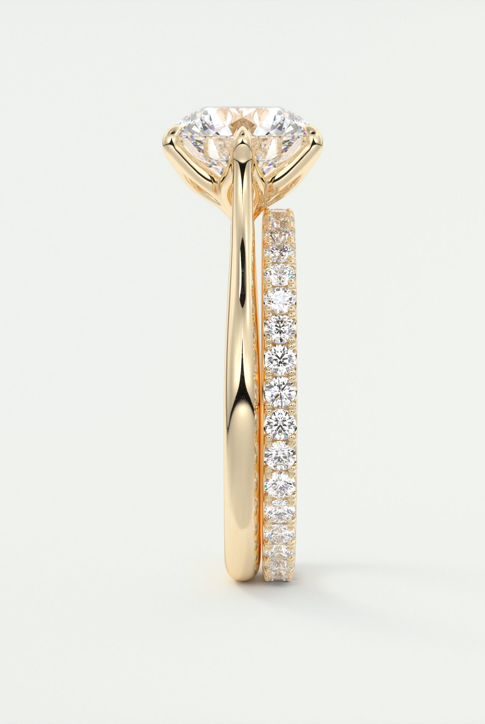 Moissanite Solitaire Ring